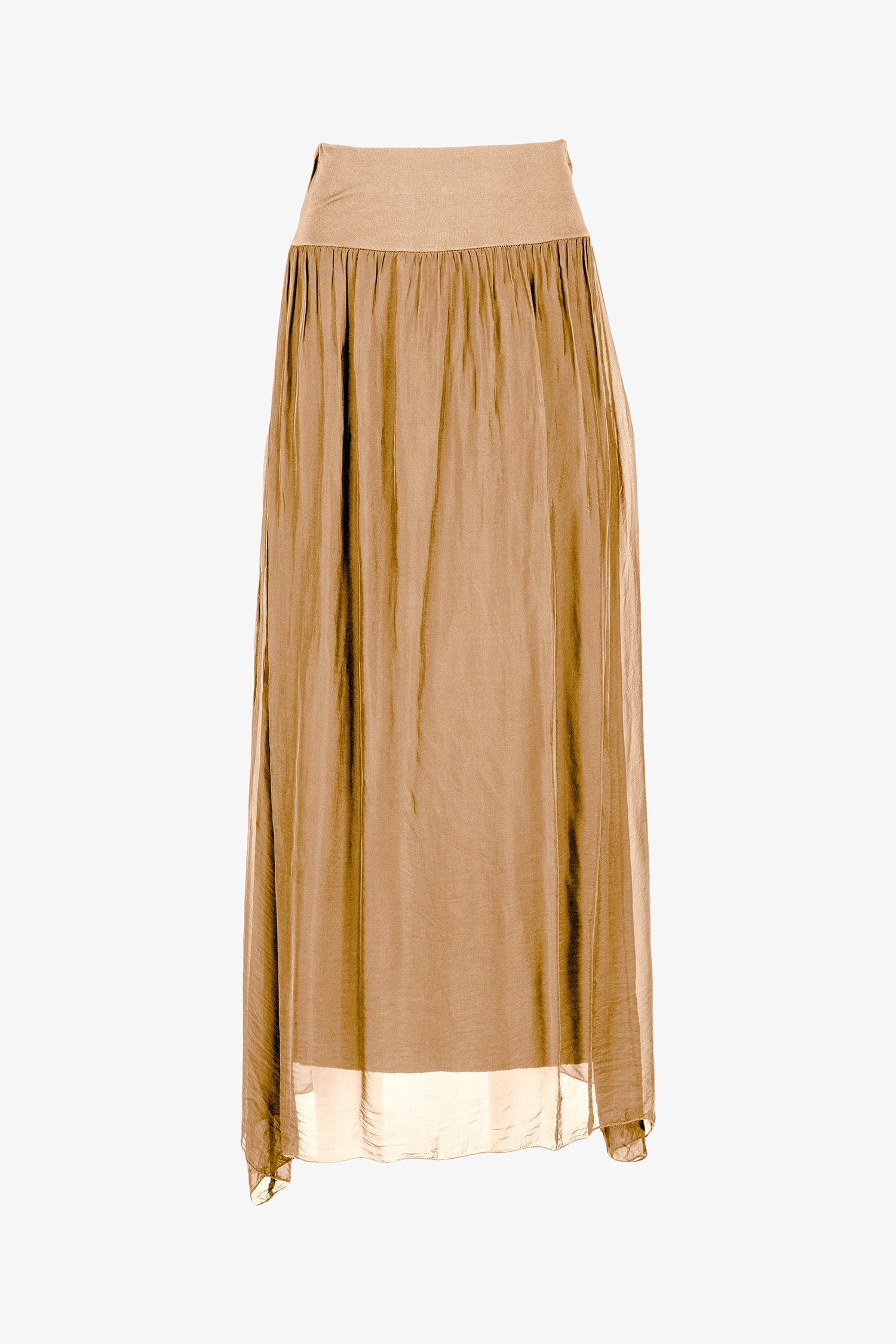 Women’s woven pull-on a-line skirt