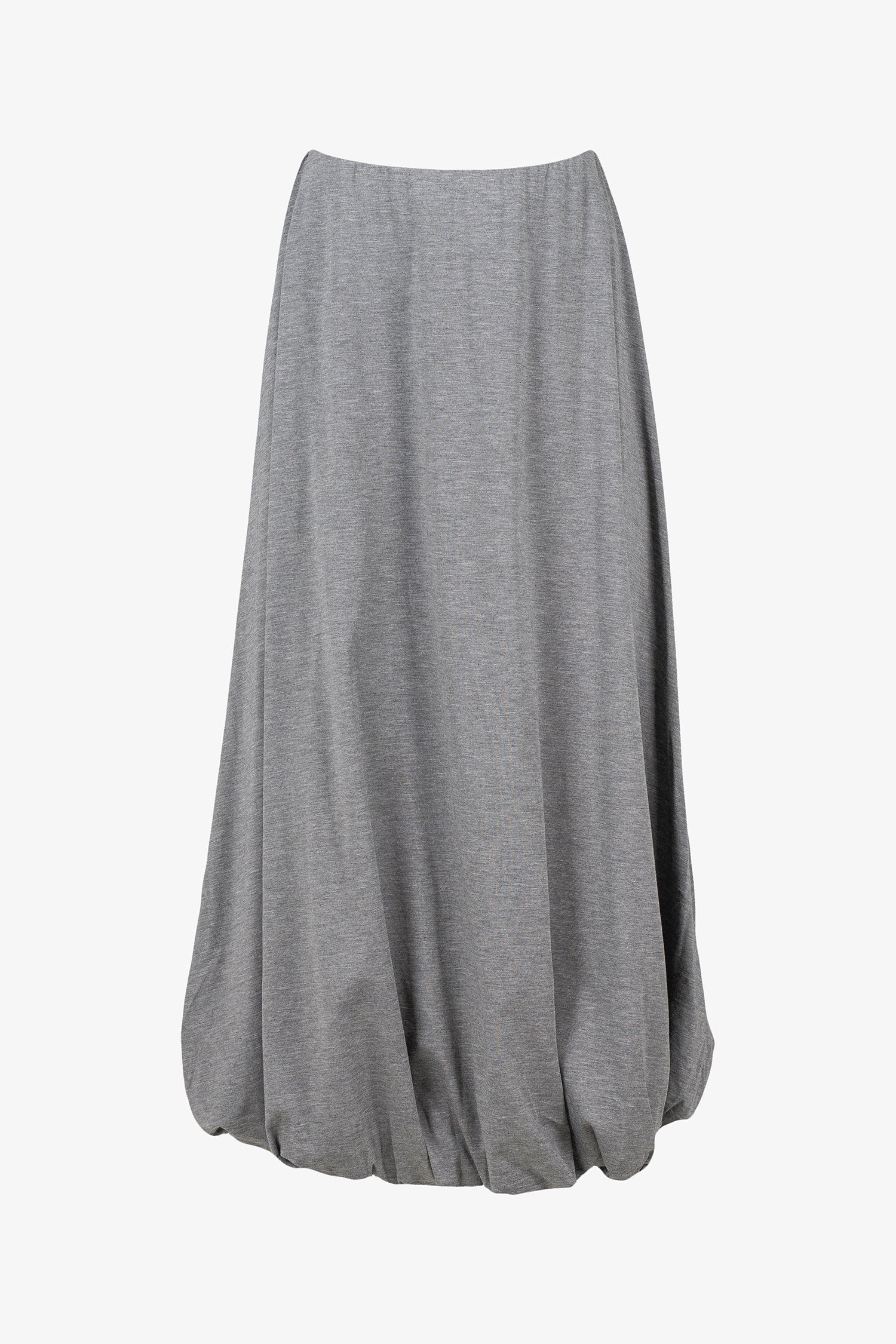 Women's knit pull-on bubble skirt