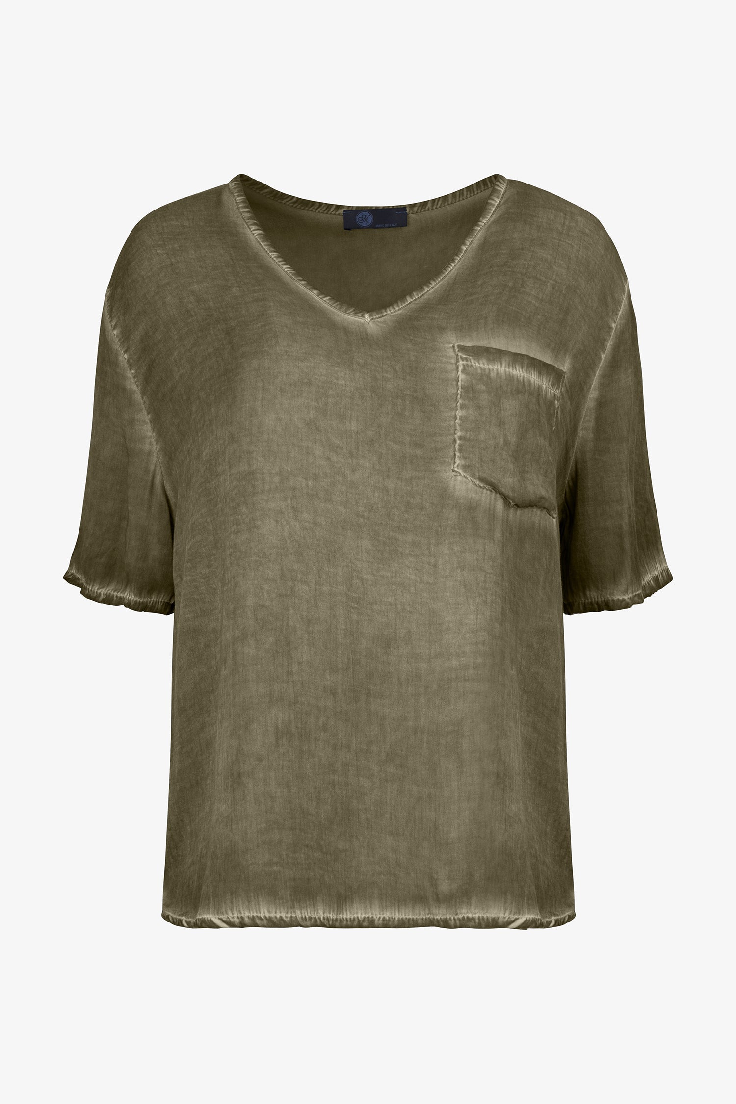Women's Woven V-Neck Top