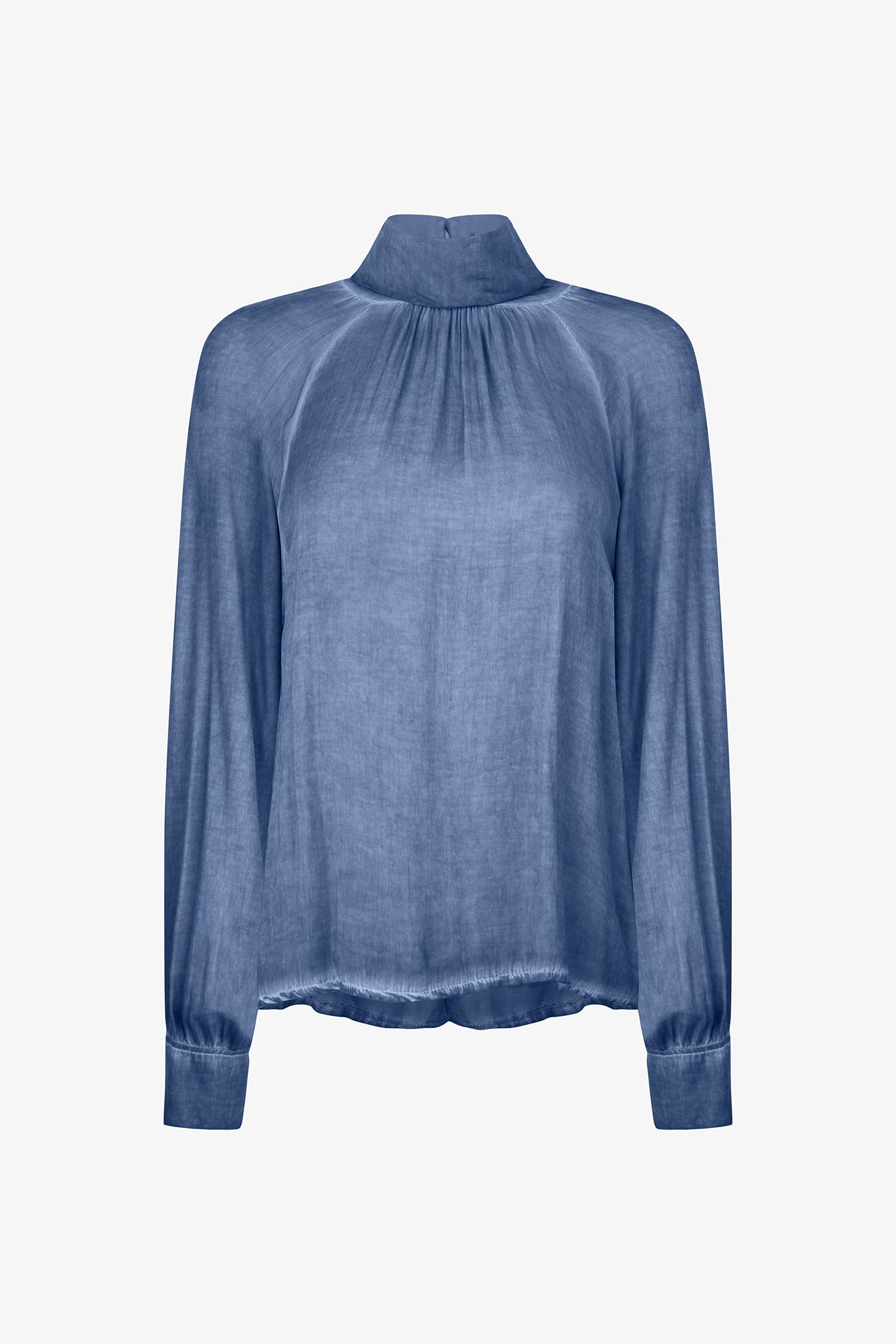 Women's Woven Long Sleeve Raglan Top