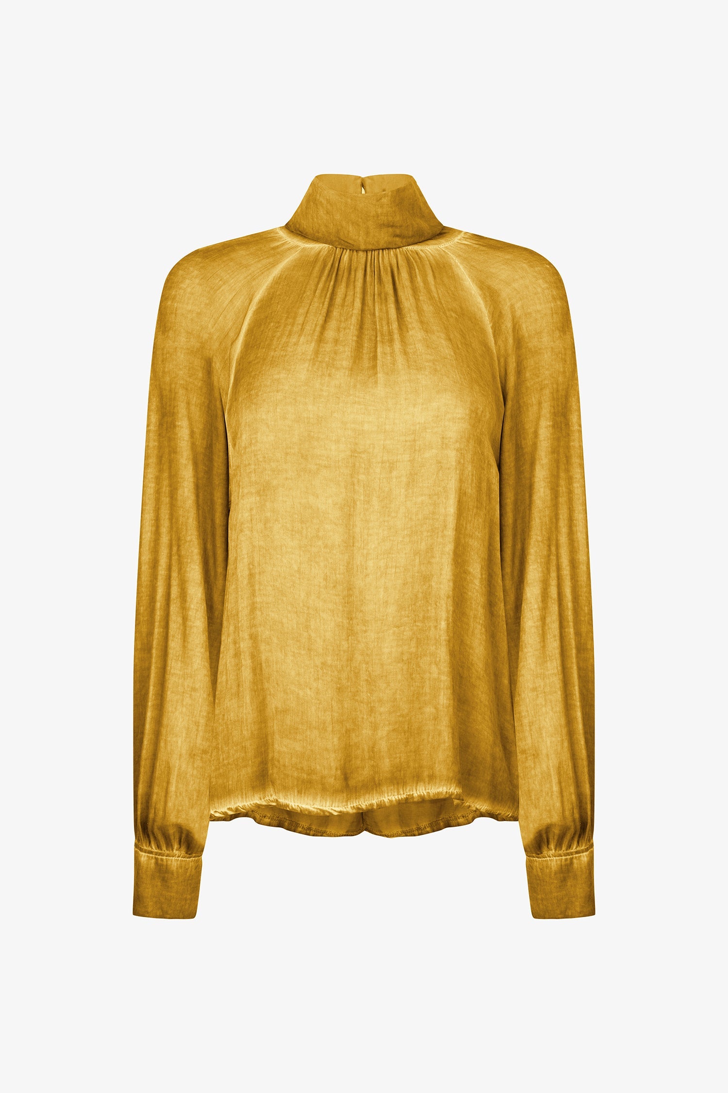 Women's Woven Long Sleeve Raglan Top