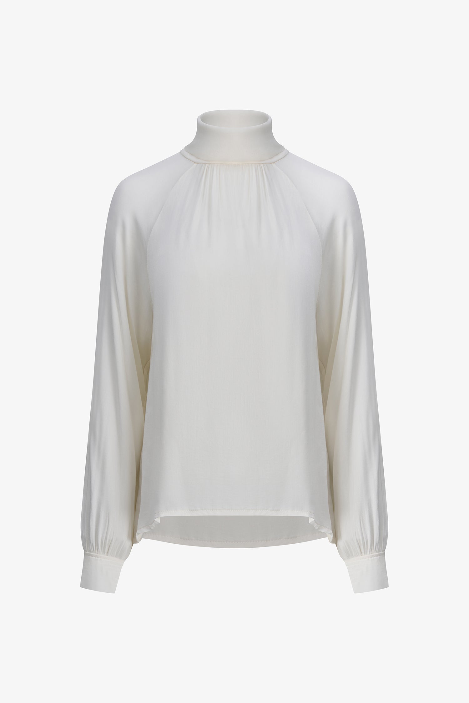 Women's Woven Long Sleeve Raglan Top