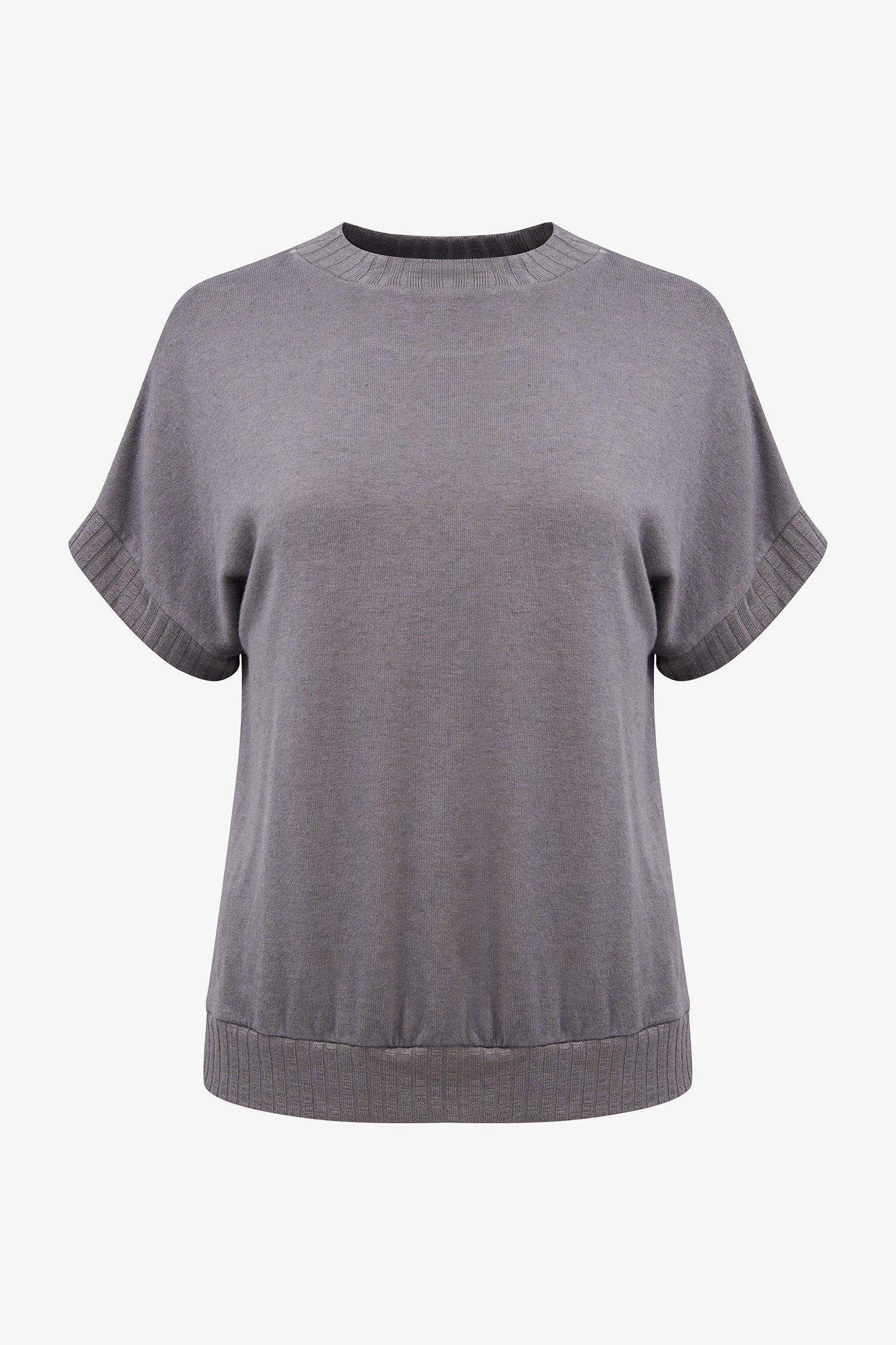 Women's Knit Cap-Sleeve Top