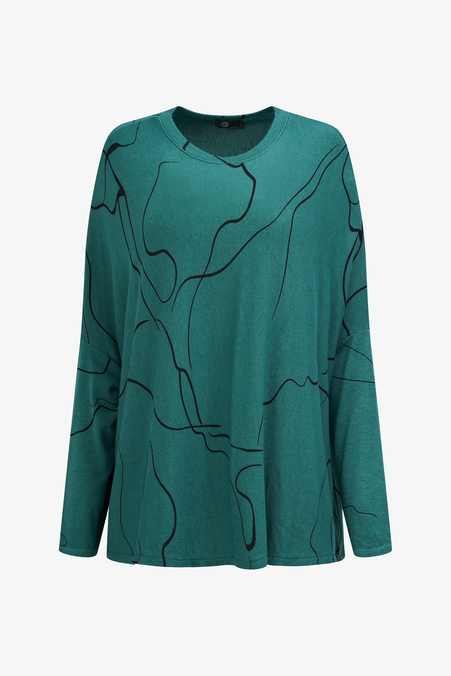 Women's Knit Long Sleeve Oversized Top
