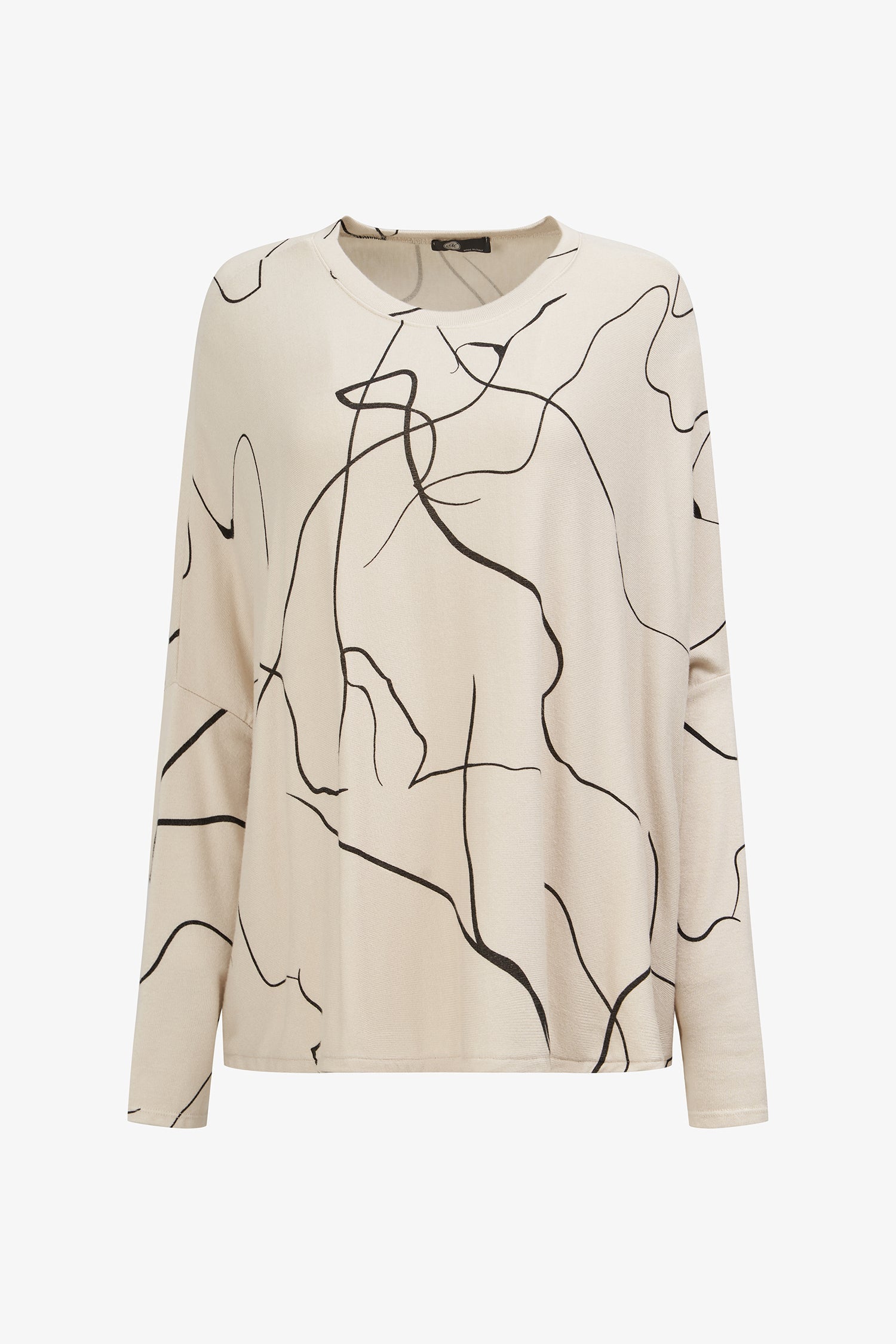 Women's Knit Long Sleeve Oversized Top