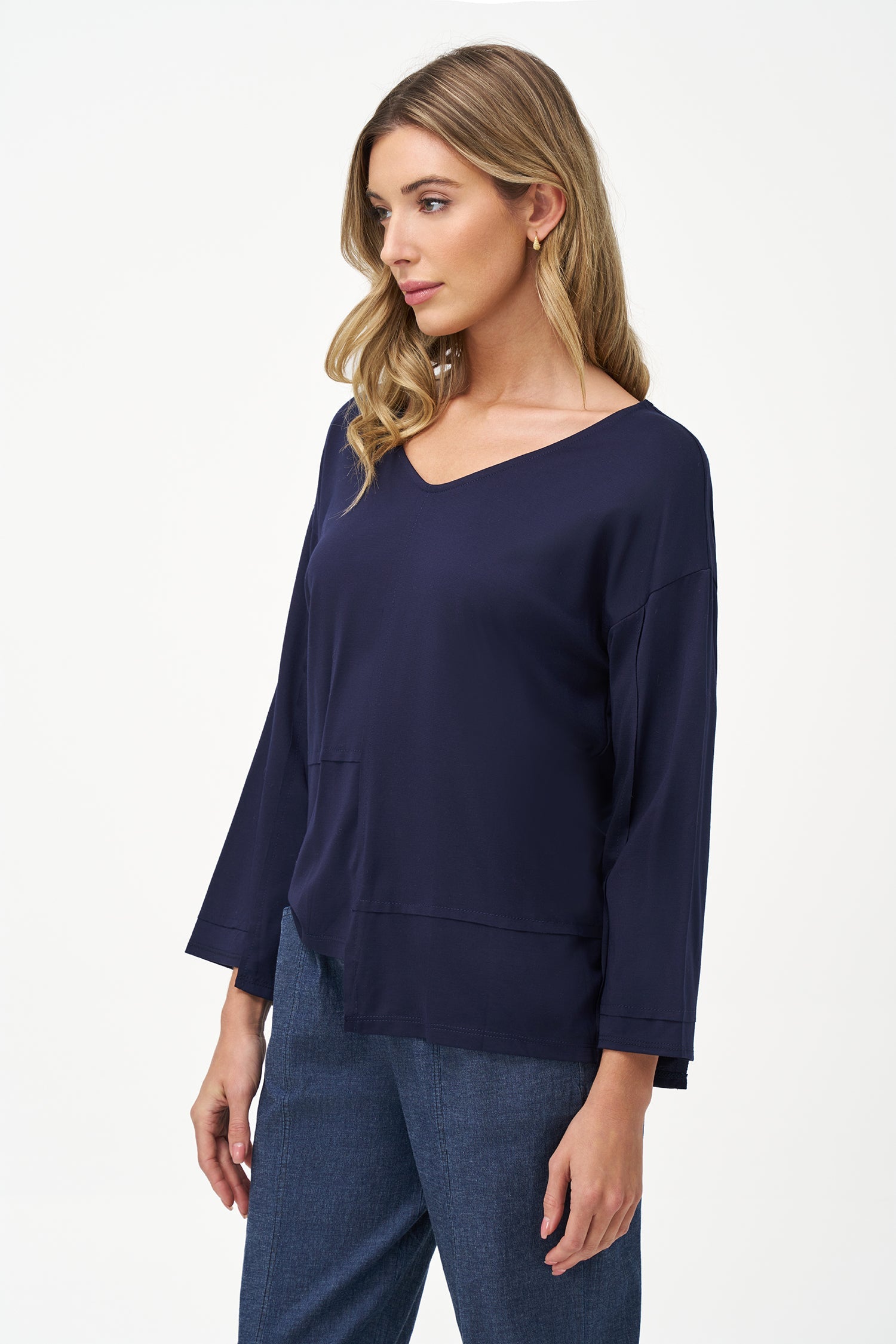 Women's Knit V-Neckline Top
