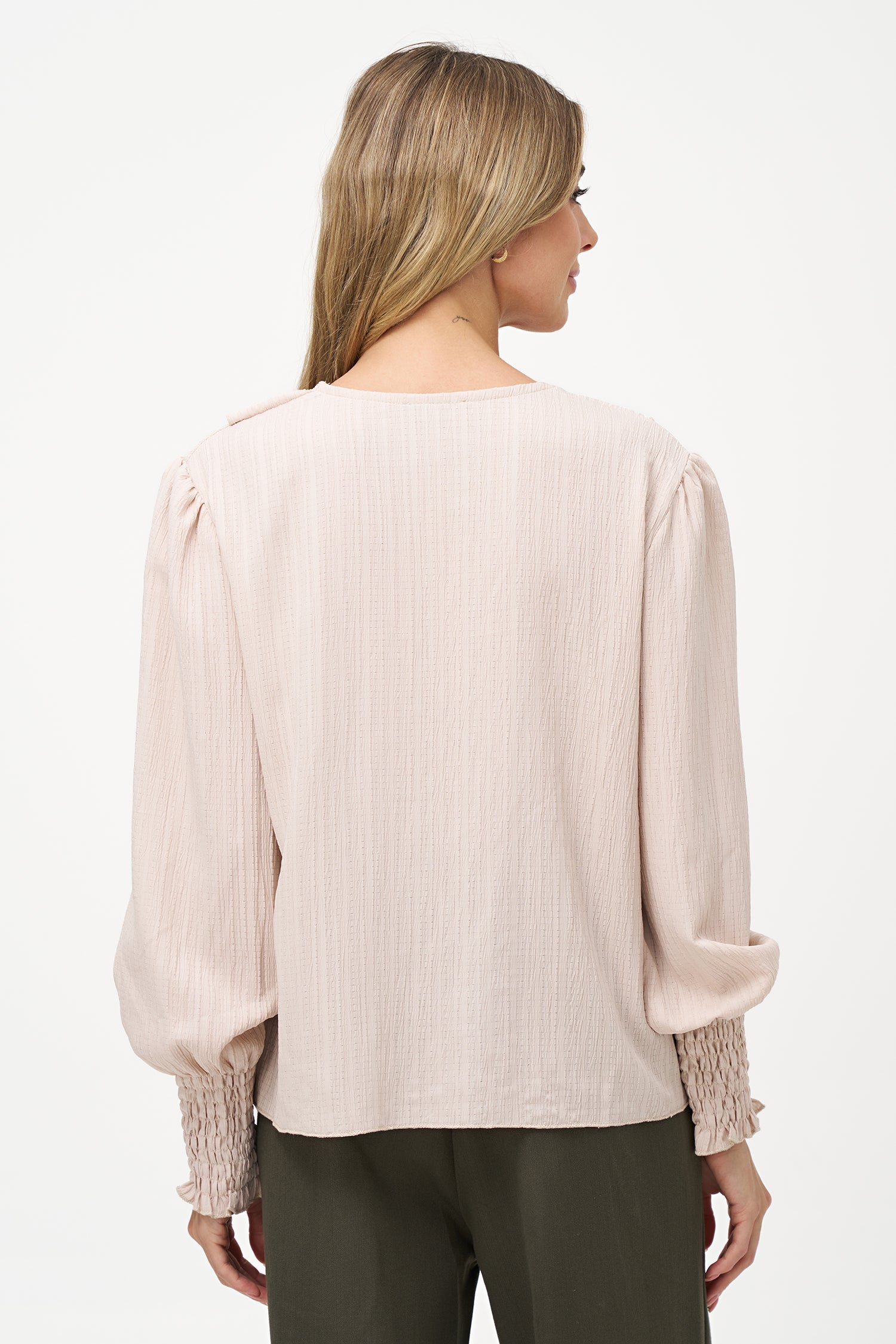 Women's Woven V-Neck Top