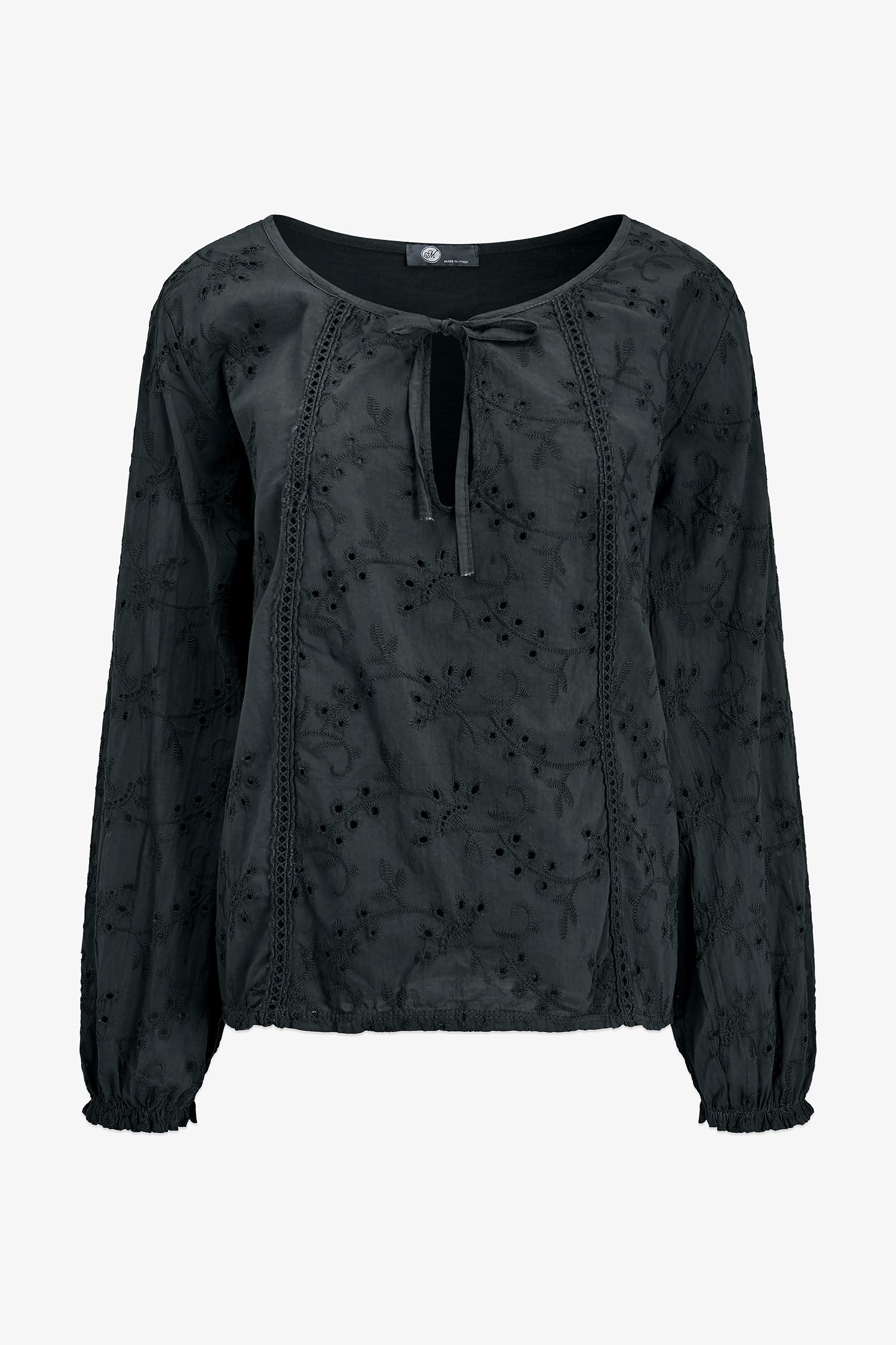 Women's Knit/Woven Combo Top