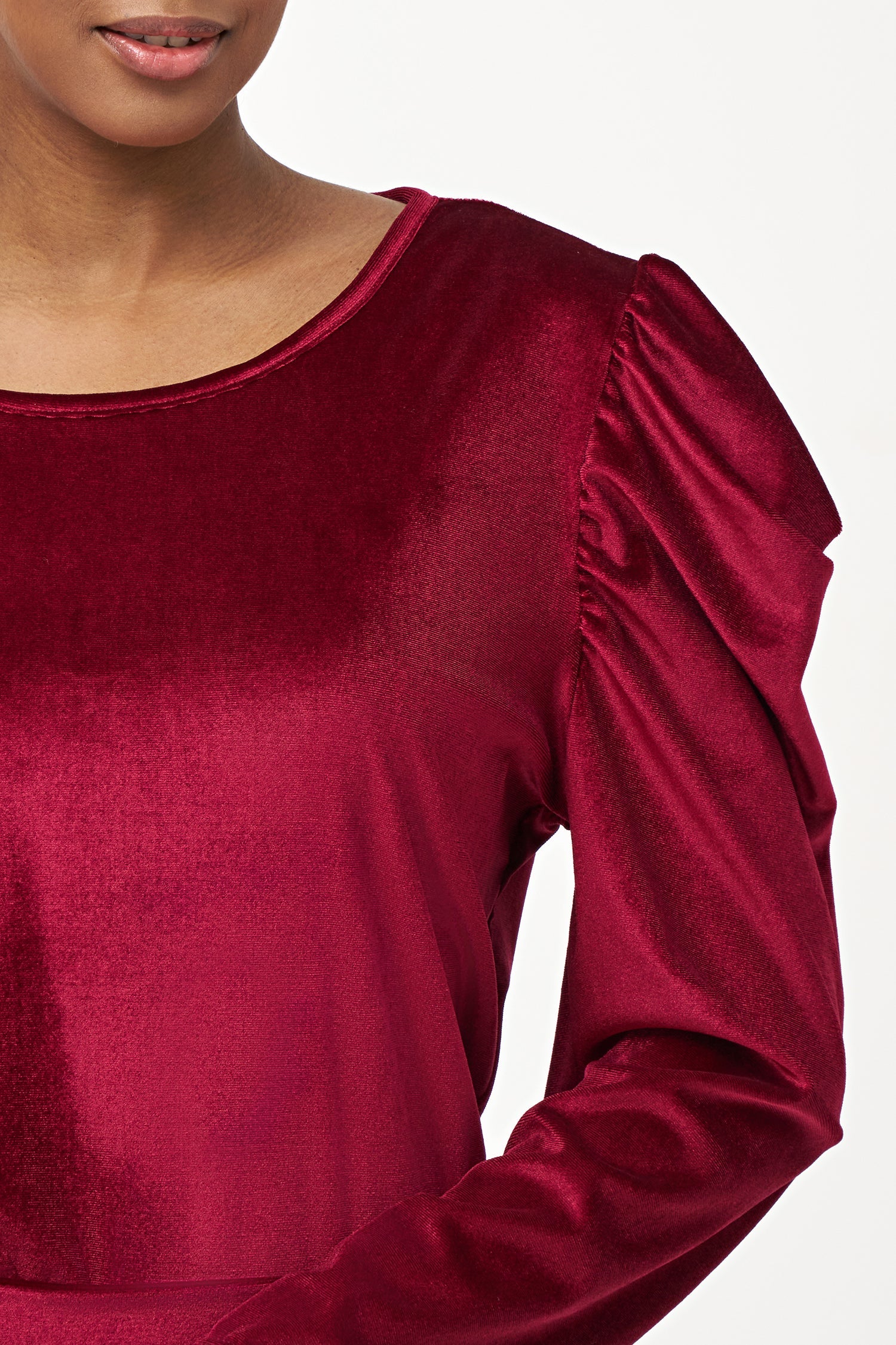 Women's Knit Wide-Neck Top