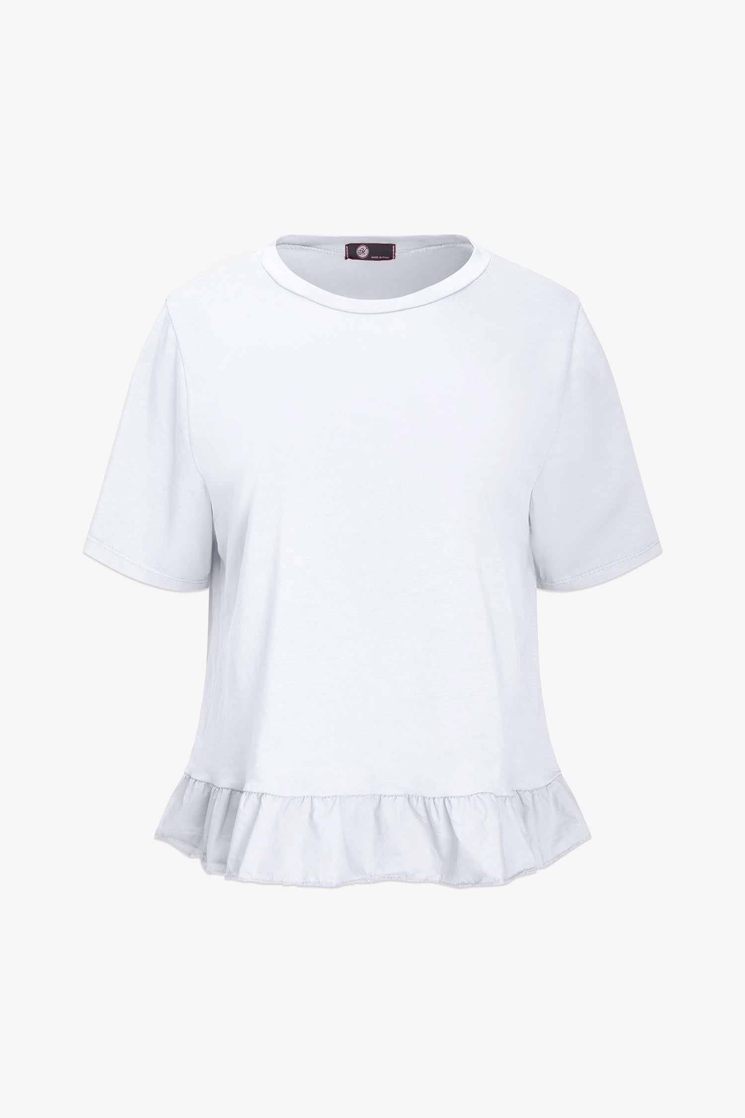 Women's Knit/Woven Combo Top