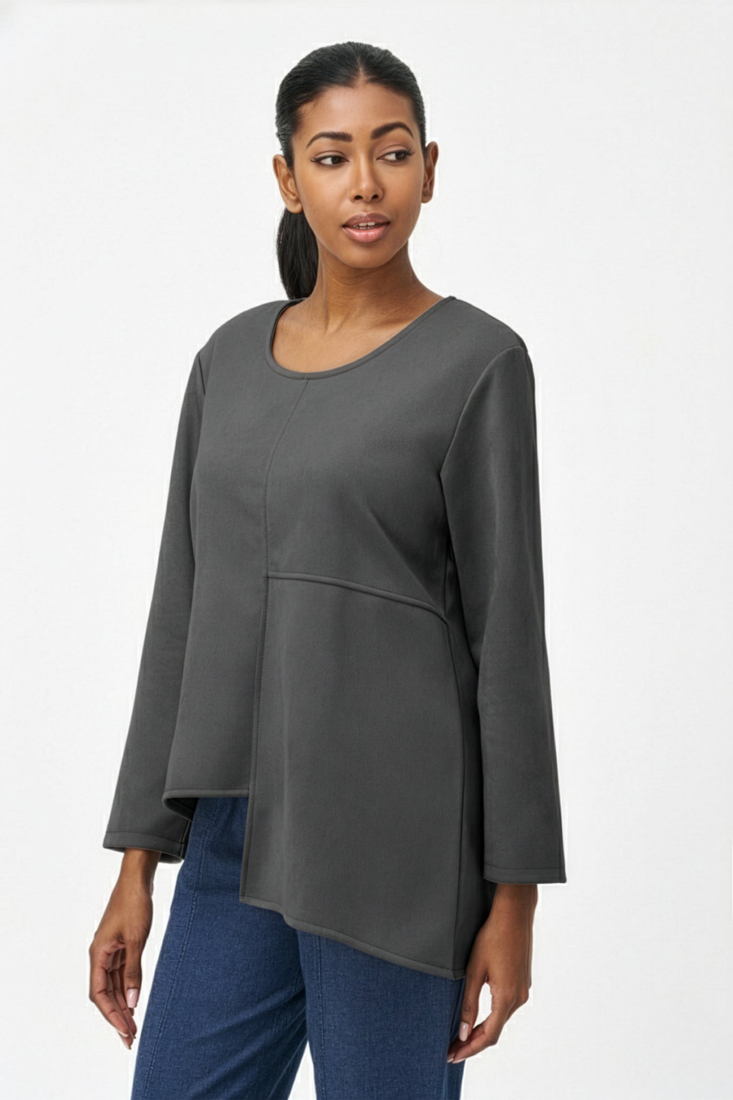 Women's Knit Scoop-Neckline Top