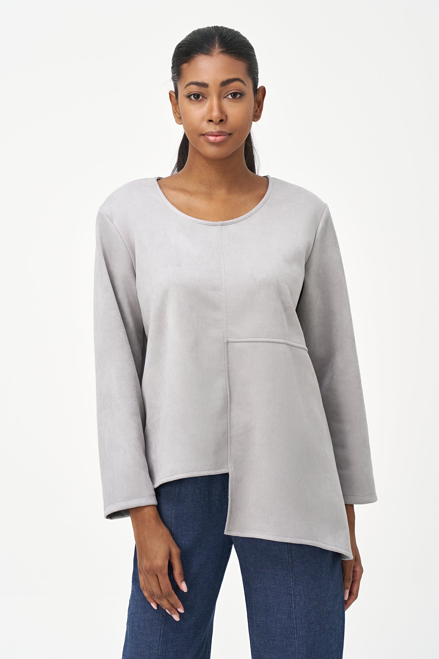 Women's Knit Scoop-Neckline Top