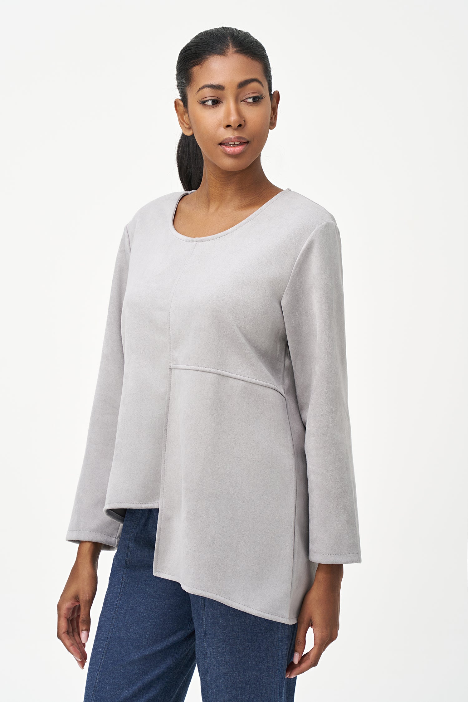 Women's Knit Scoop-Neckline Top