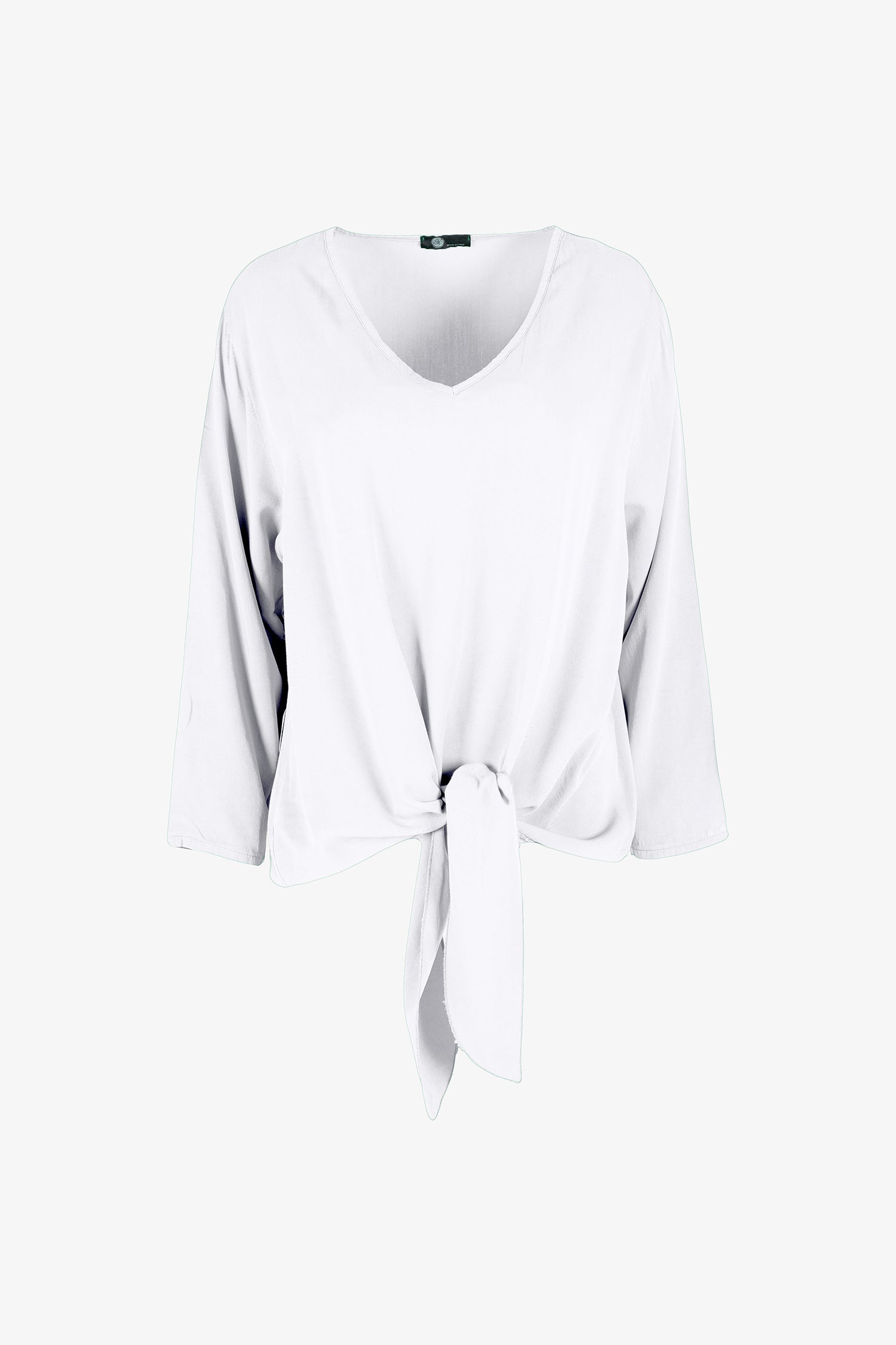 Women's Woven V-Neck Top