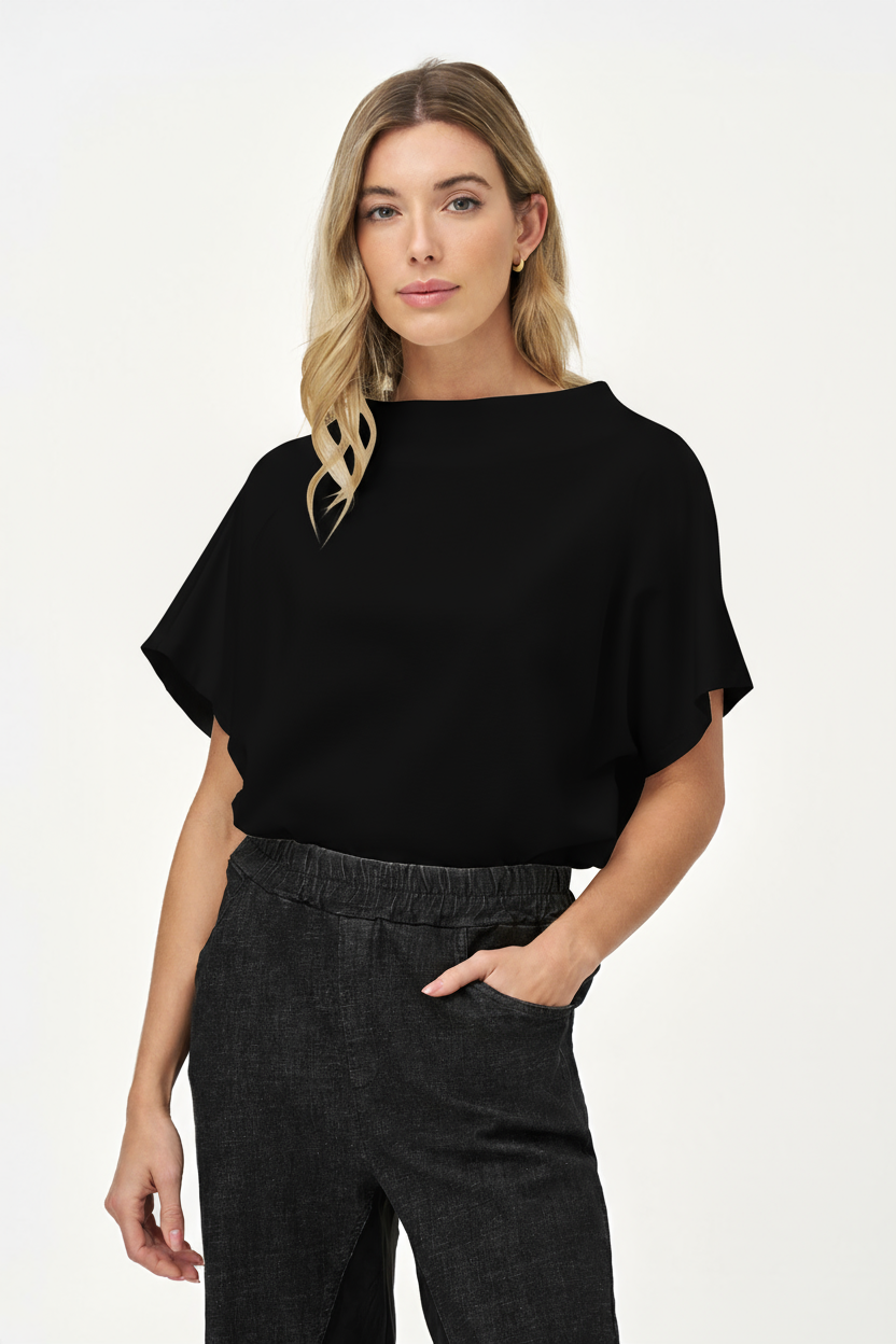 Women's Knit Mock-Neck Top