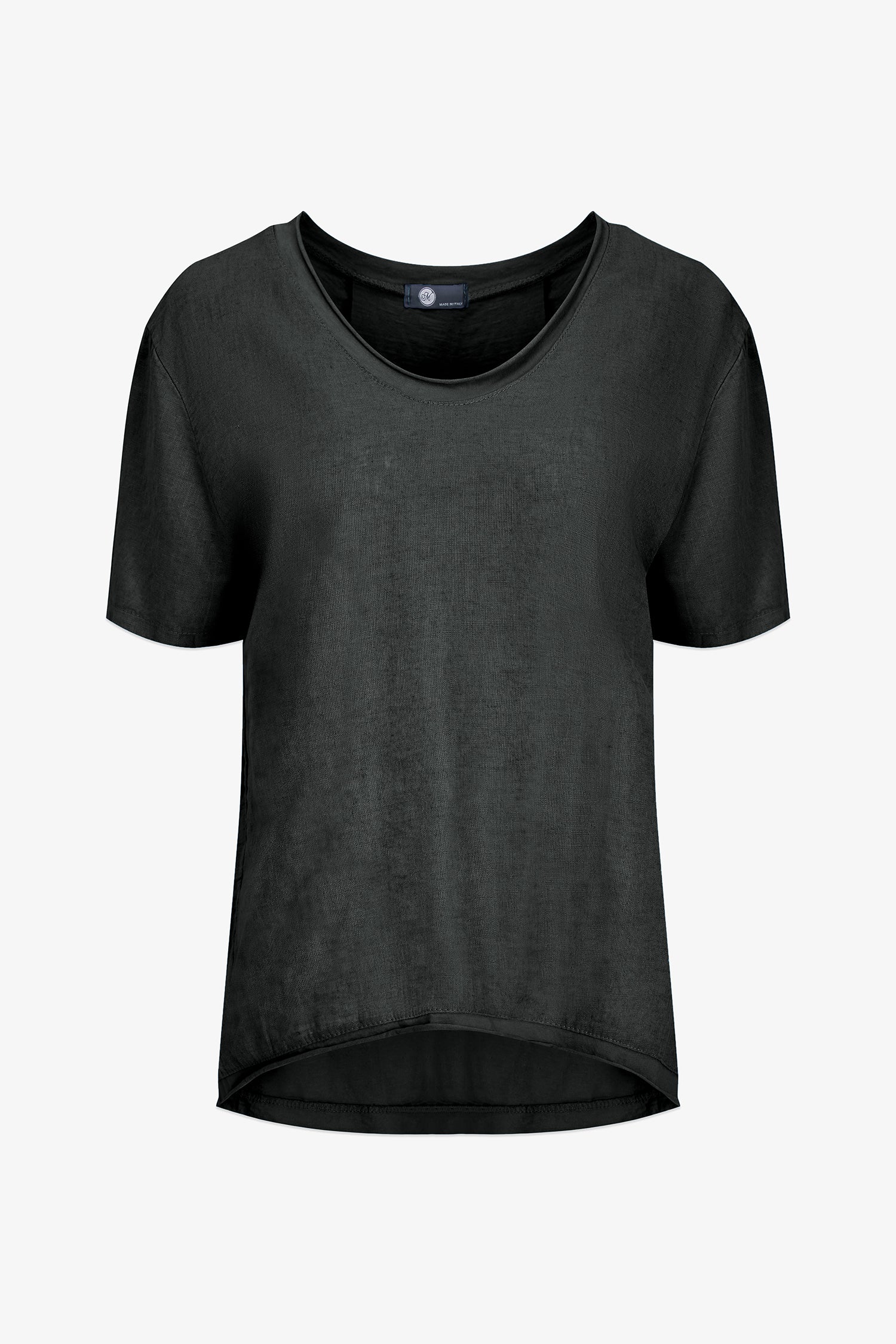 Women's Knit Woven Combo Top
