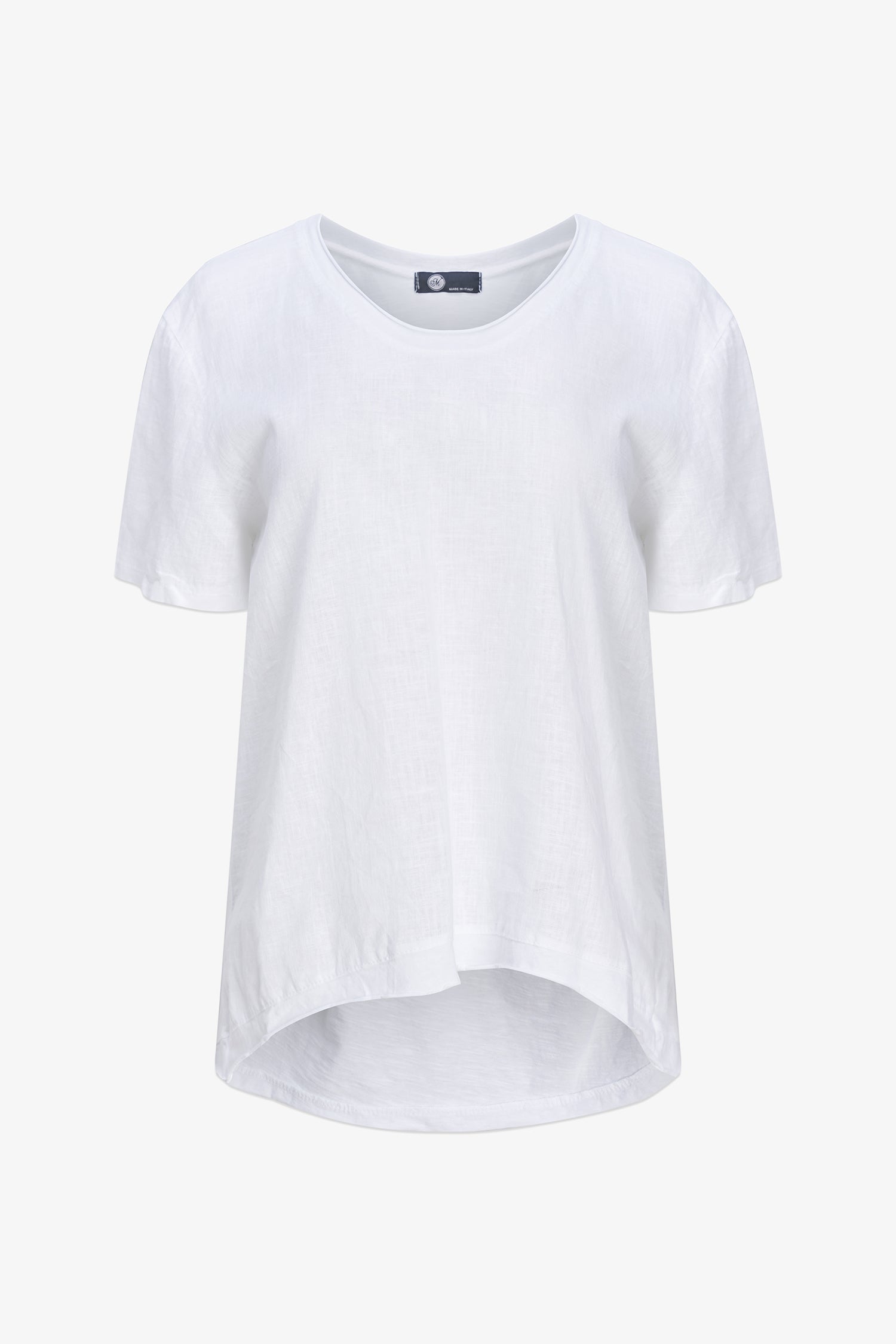 Women's Knit Woven Combo Top