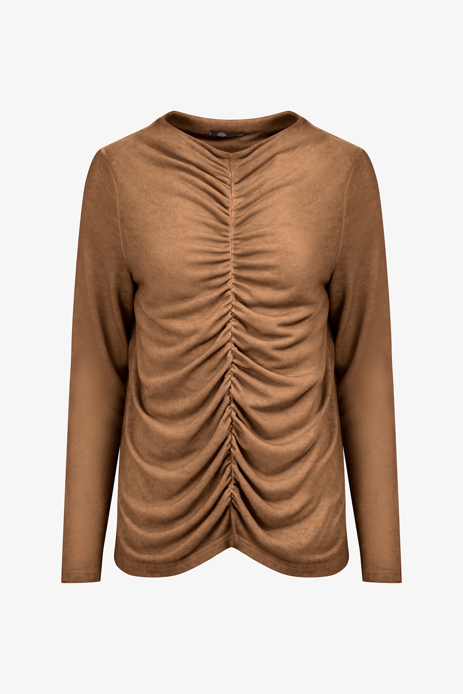 Women's Knit Long Sleeve Mock-Neck Top