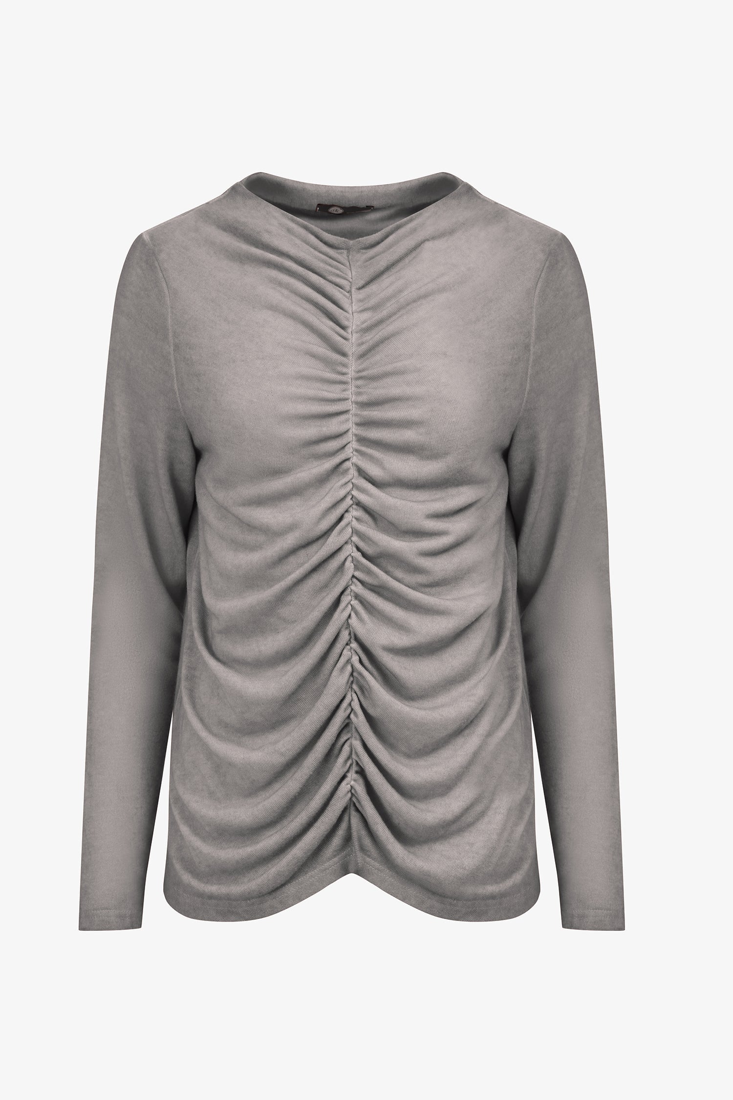Women's Knit Long Sleeve Mock-Neck Top