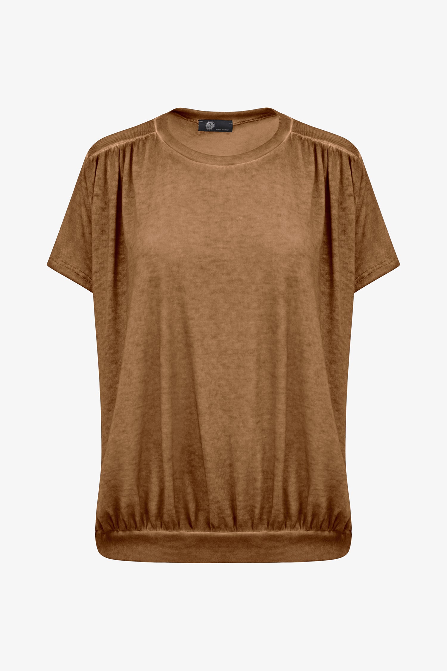 Women's Knit Short Sleeve Crew-Neck Top