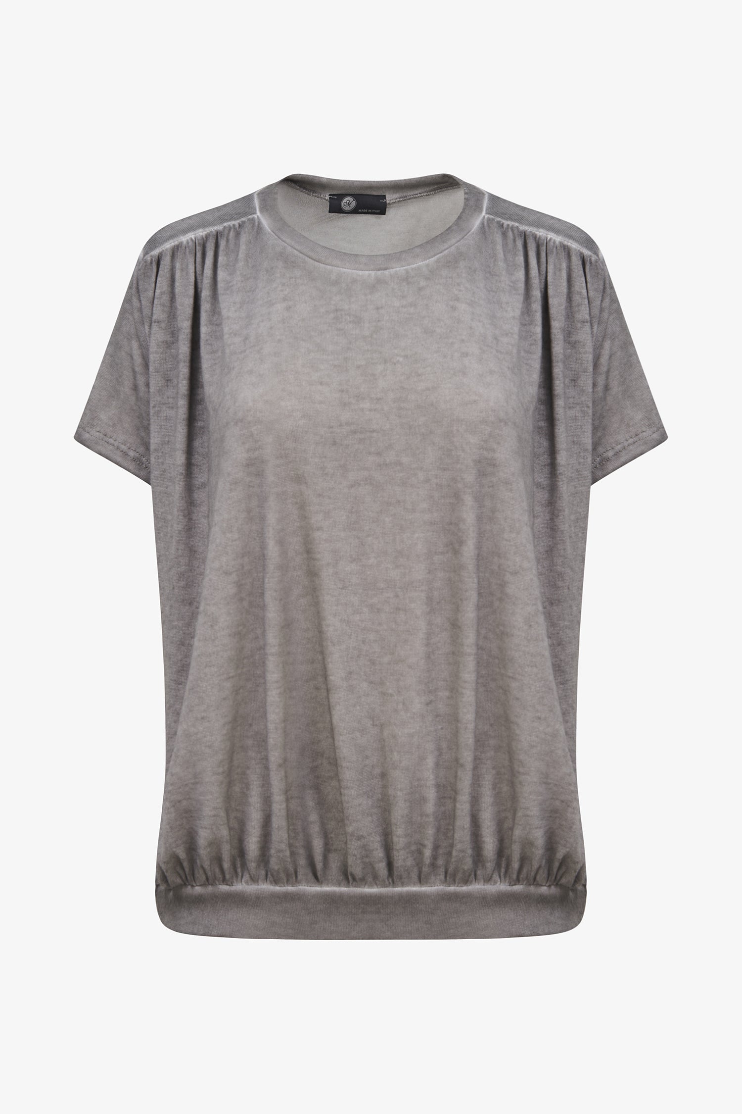 Women's Knit Short Sleeve Crew-Neck Top