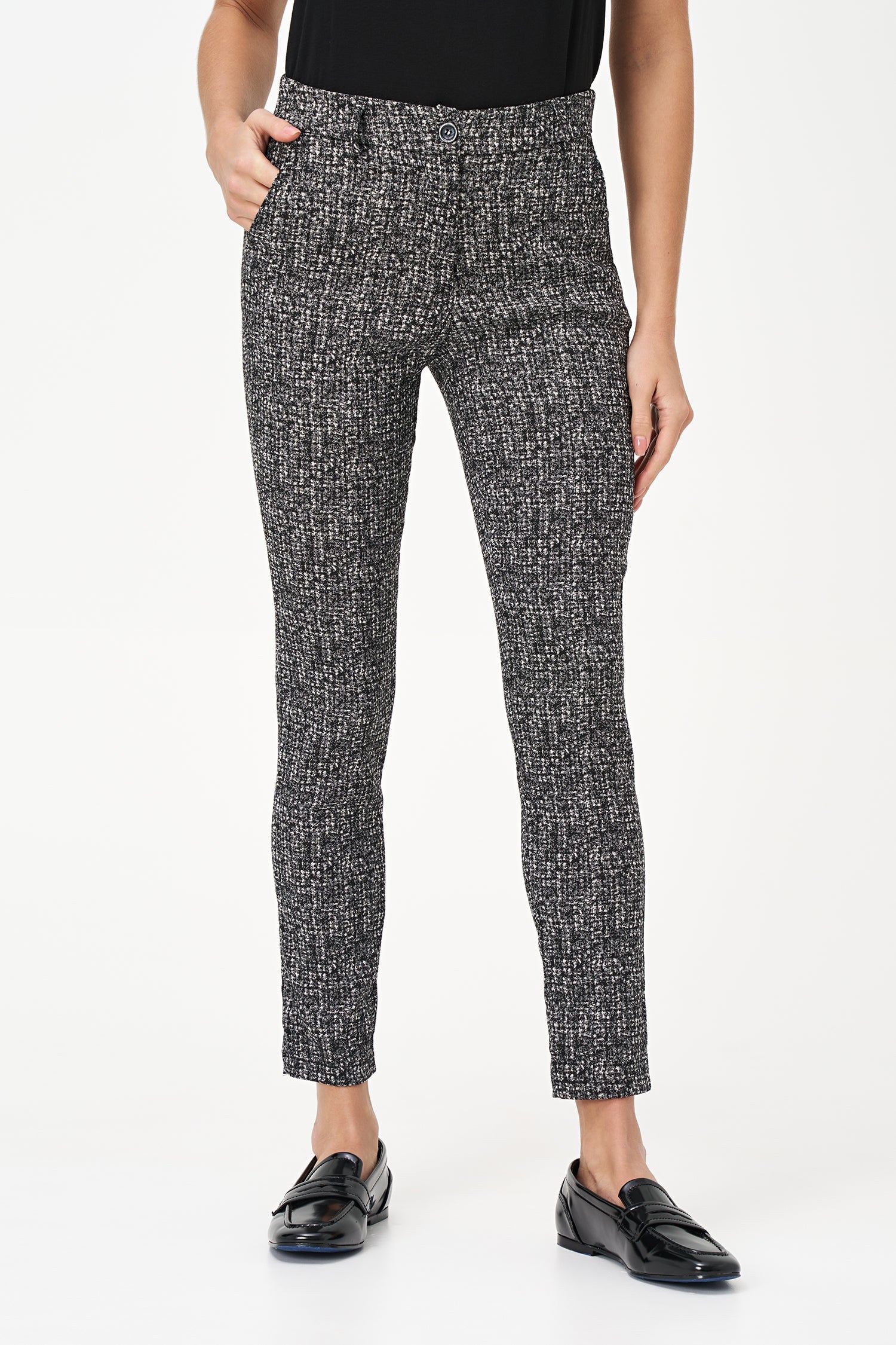 Women's Knit Zip-Up Pants