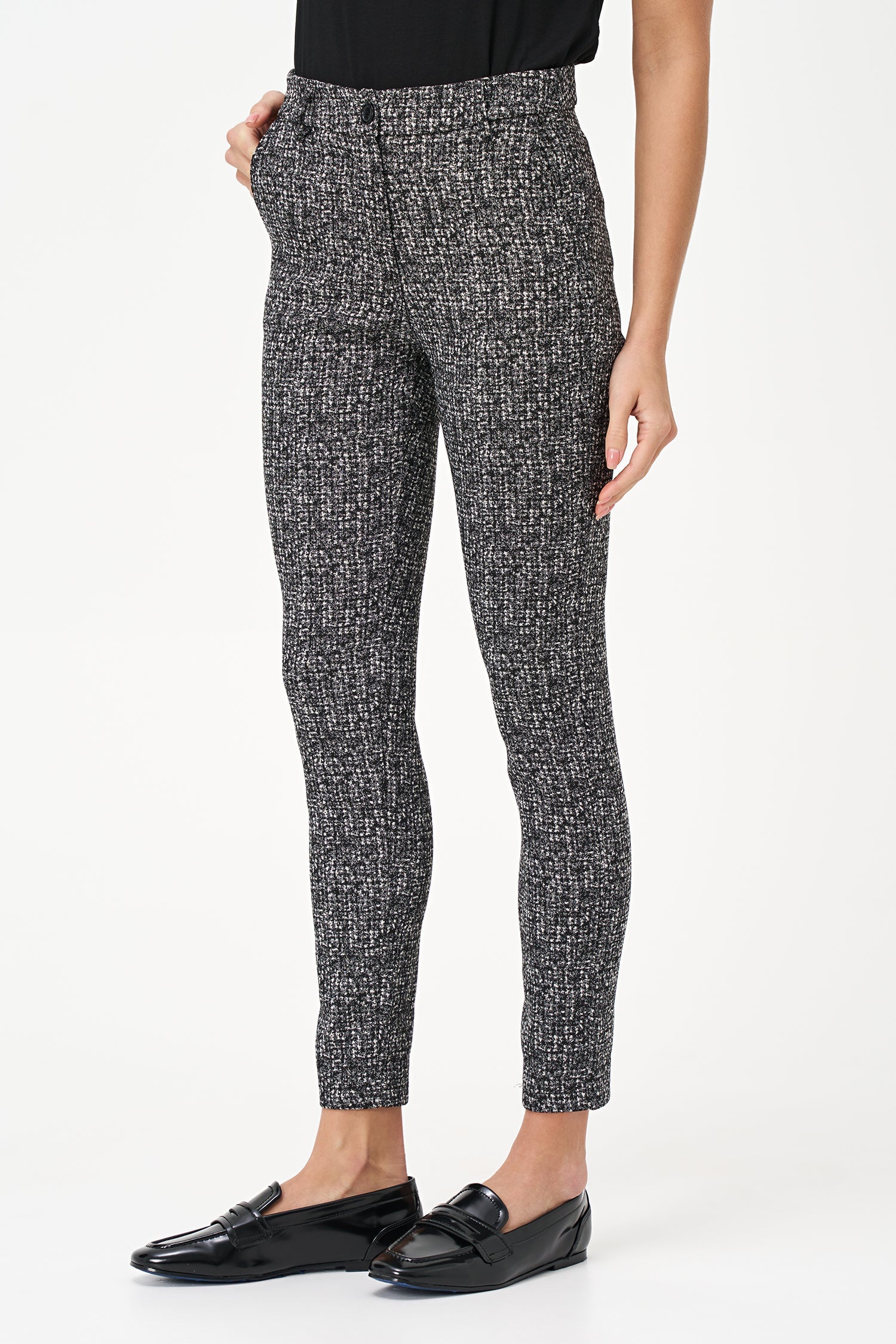 Women's Knit Zip-Up Pants