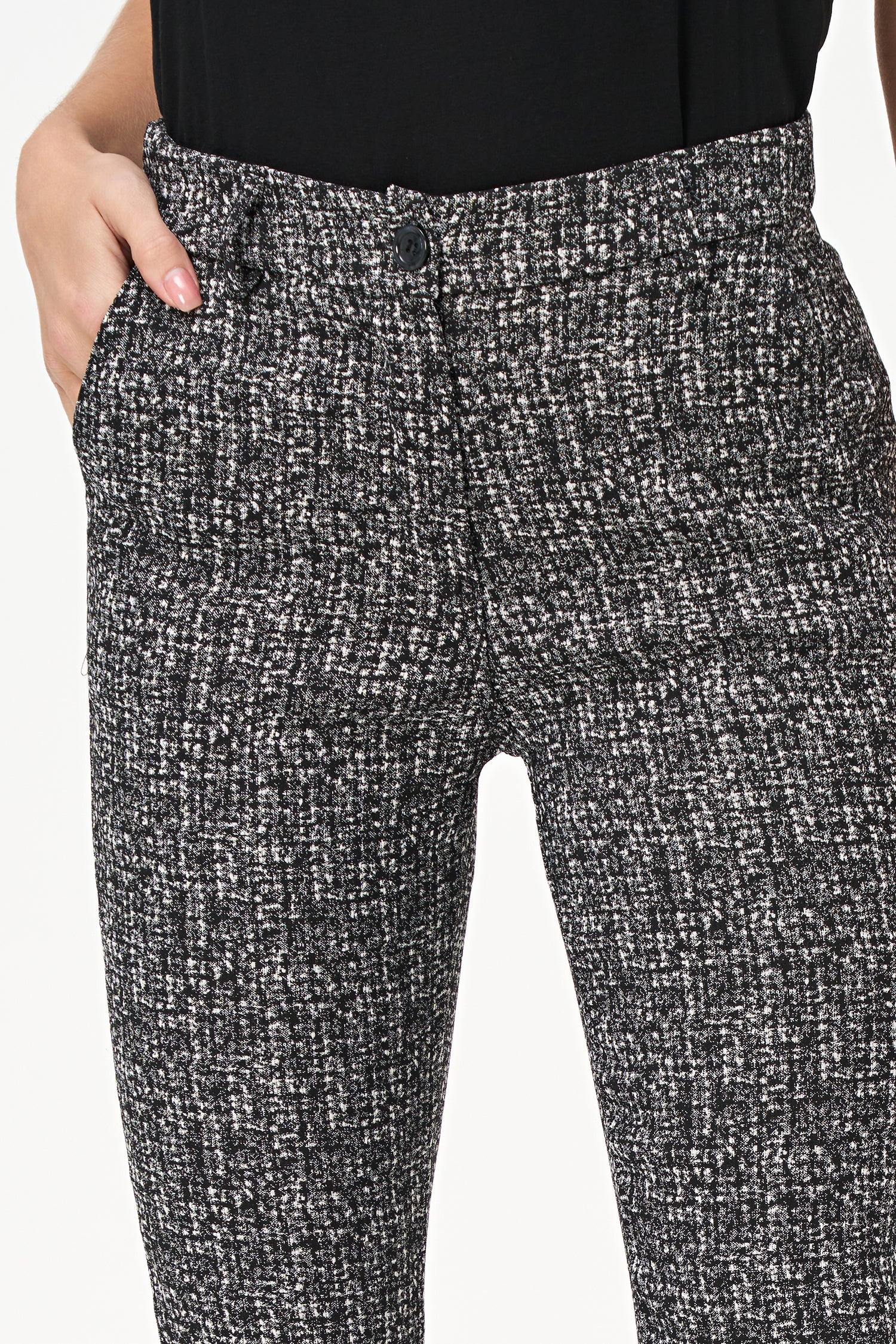 Women's Knit Zip-Up Pants