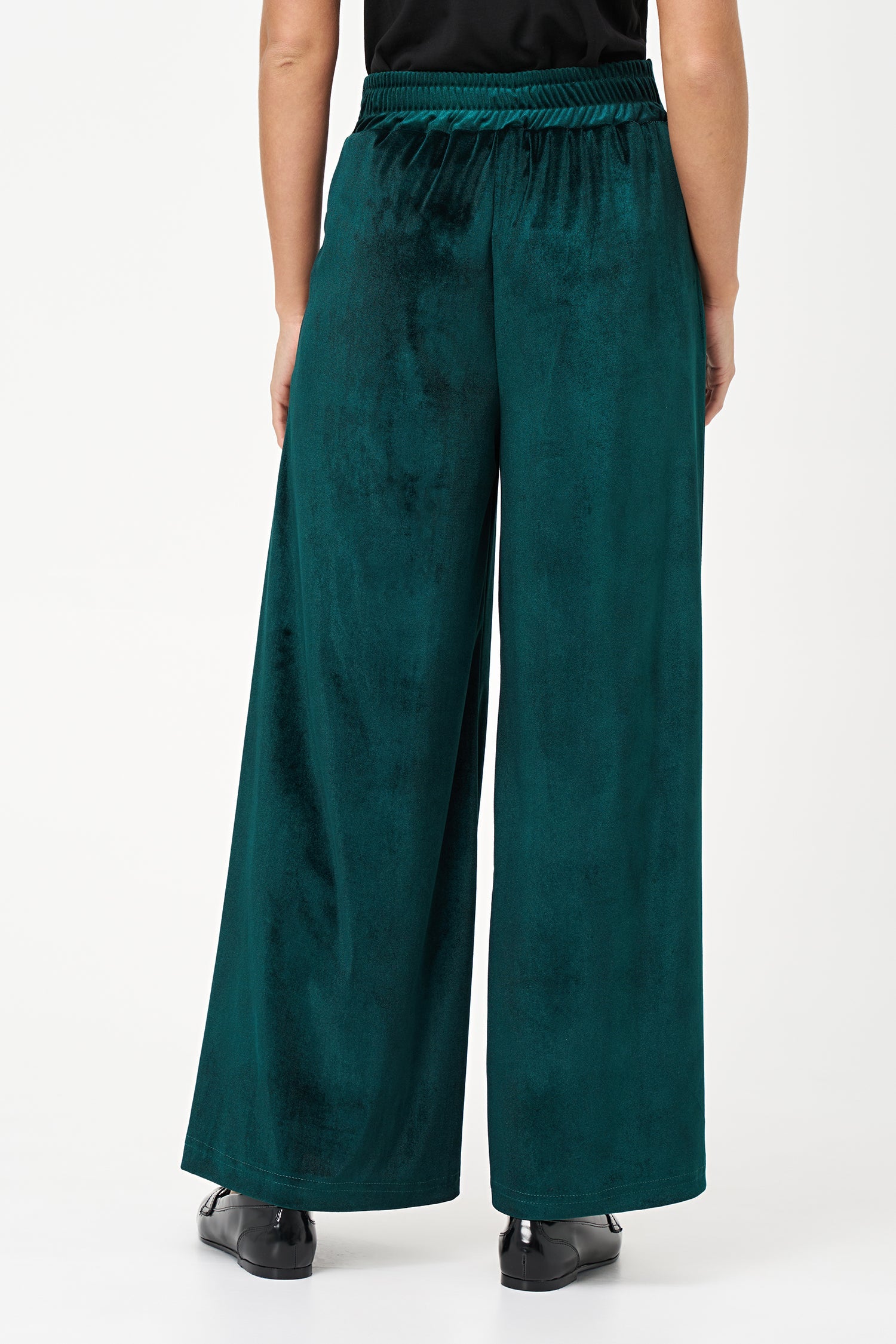 Women's Knit Pull-On Wide Leg Pants