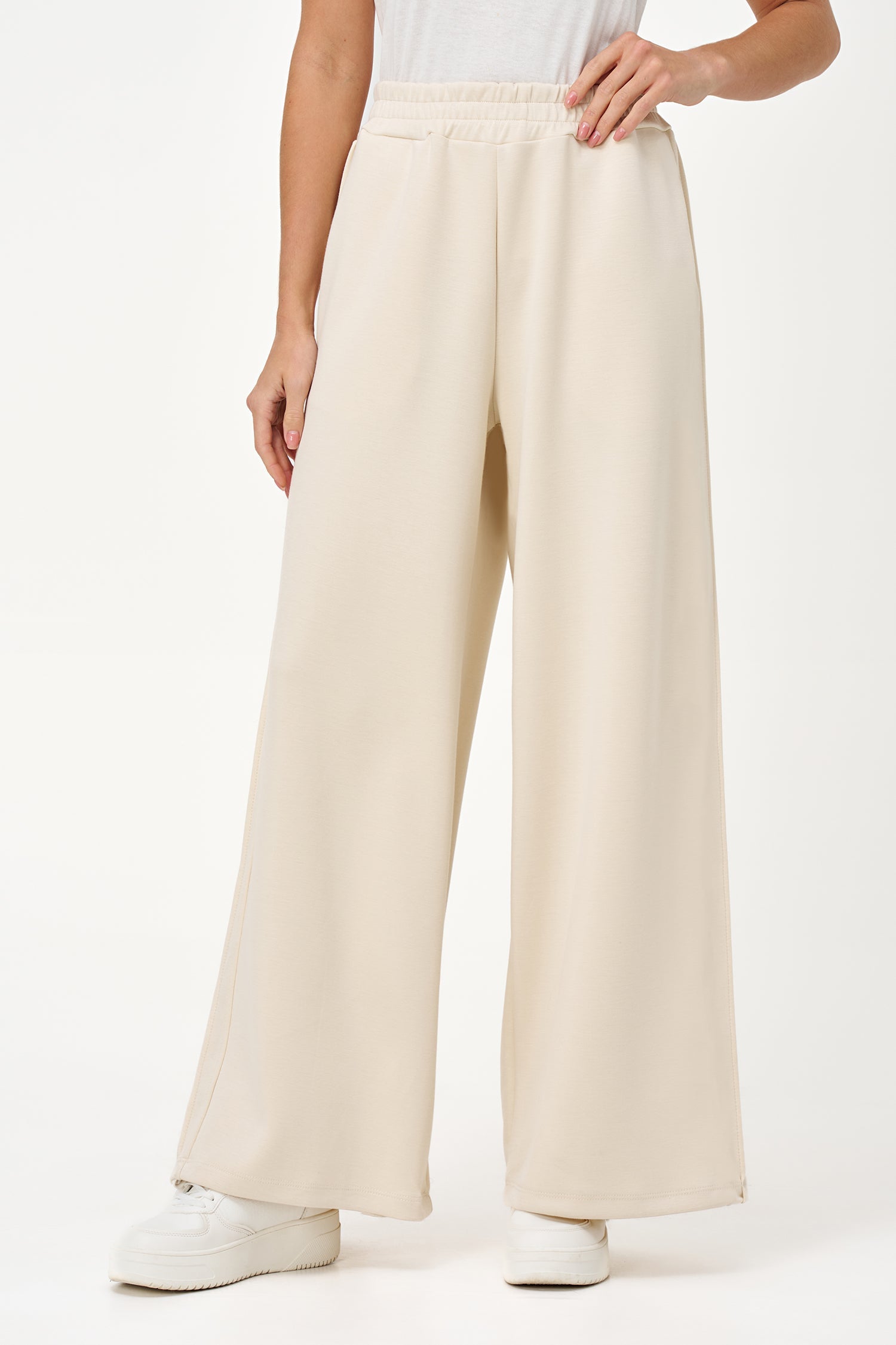 Women's Knit Pull-On Wide-Leg Pants