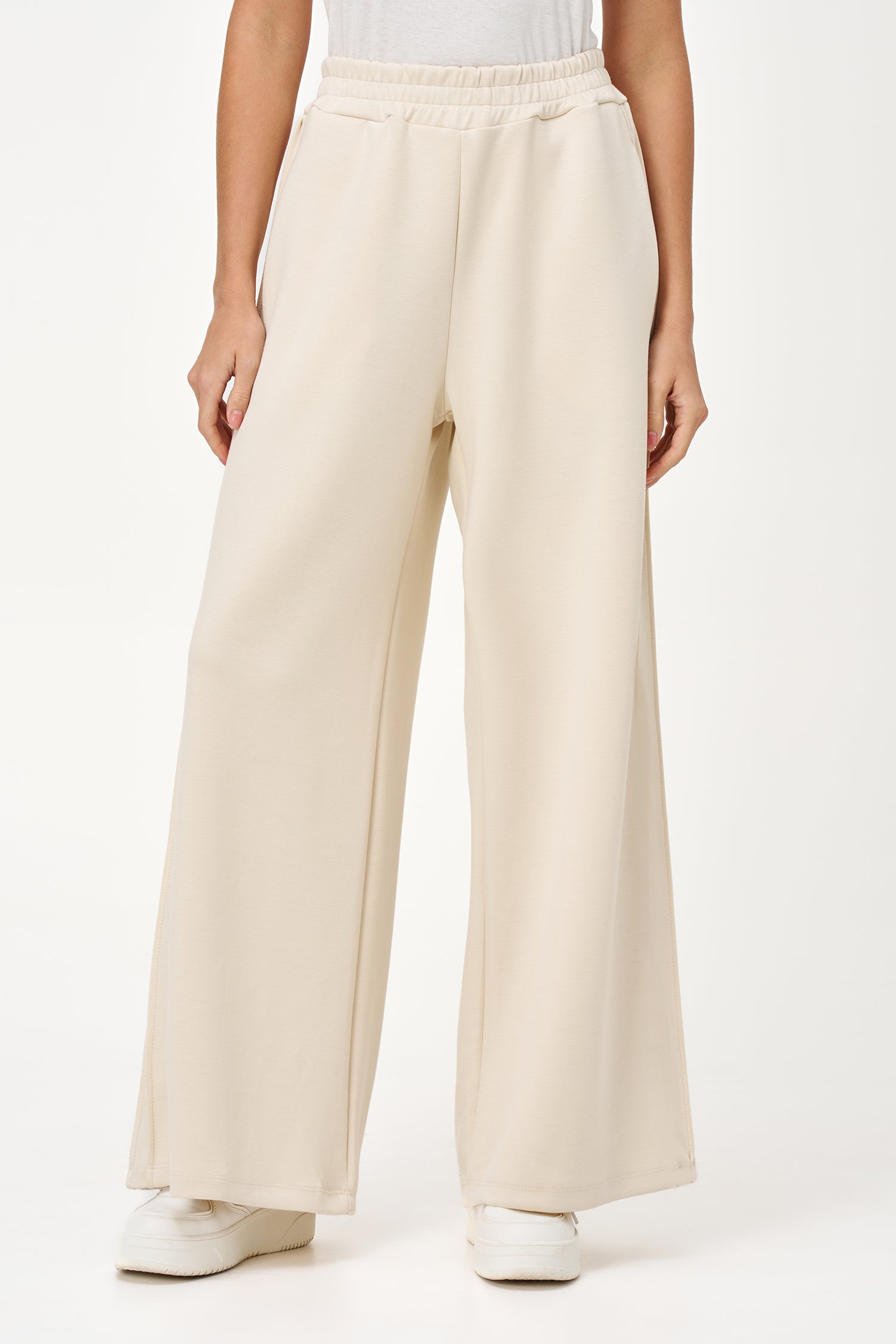 Women's Knit Pull-On Wide-Leg Pants