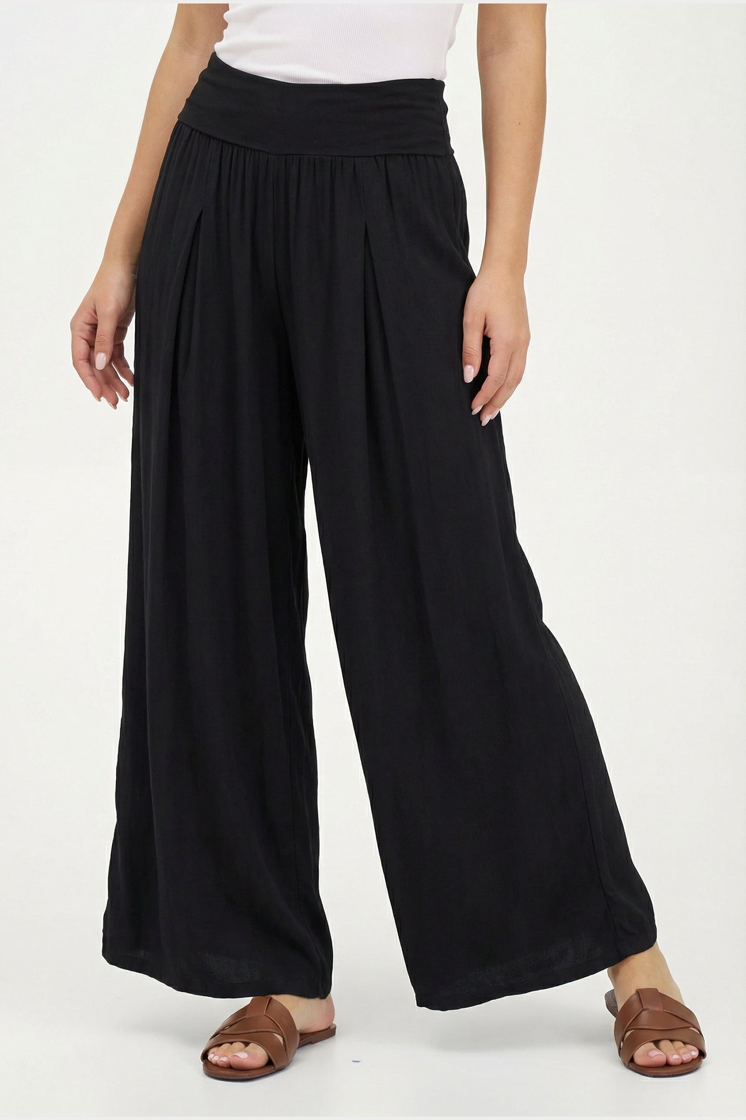 Women's Knit/Woven Combo Trousers