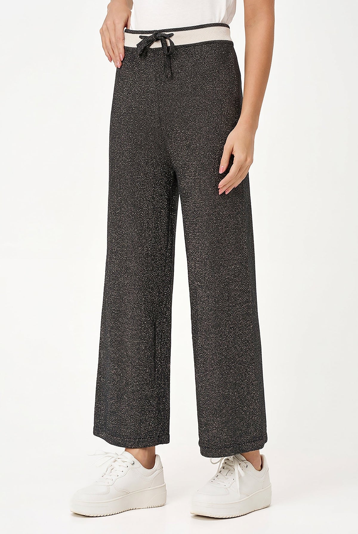 Women's Knit Pull-On Pants with Drawstring Waist