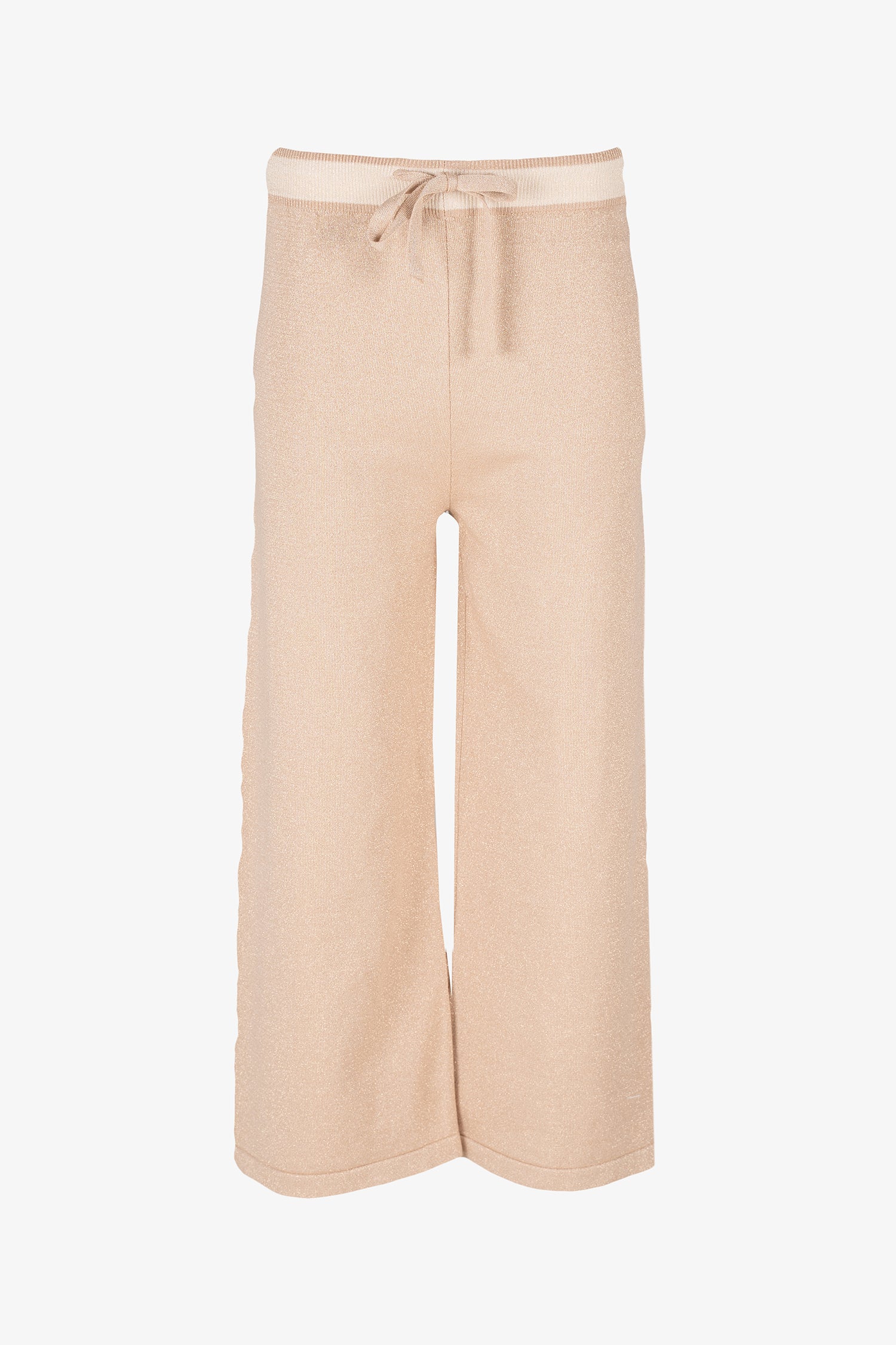 Women's knit pull-on pant, with draw cord at waistband