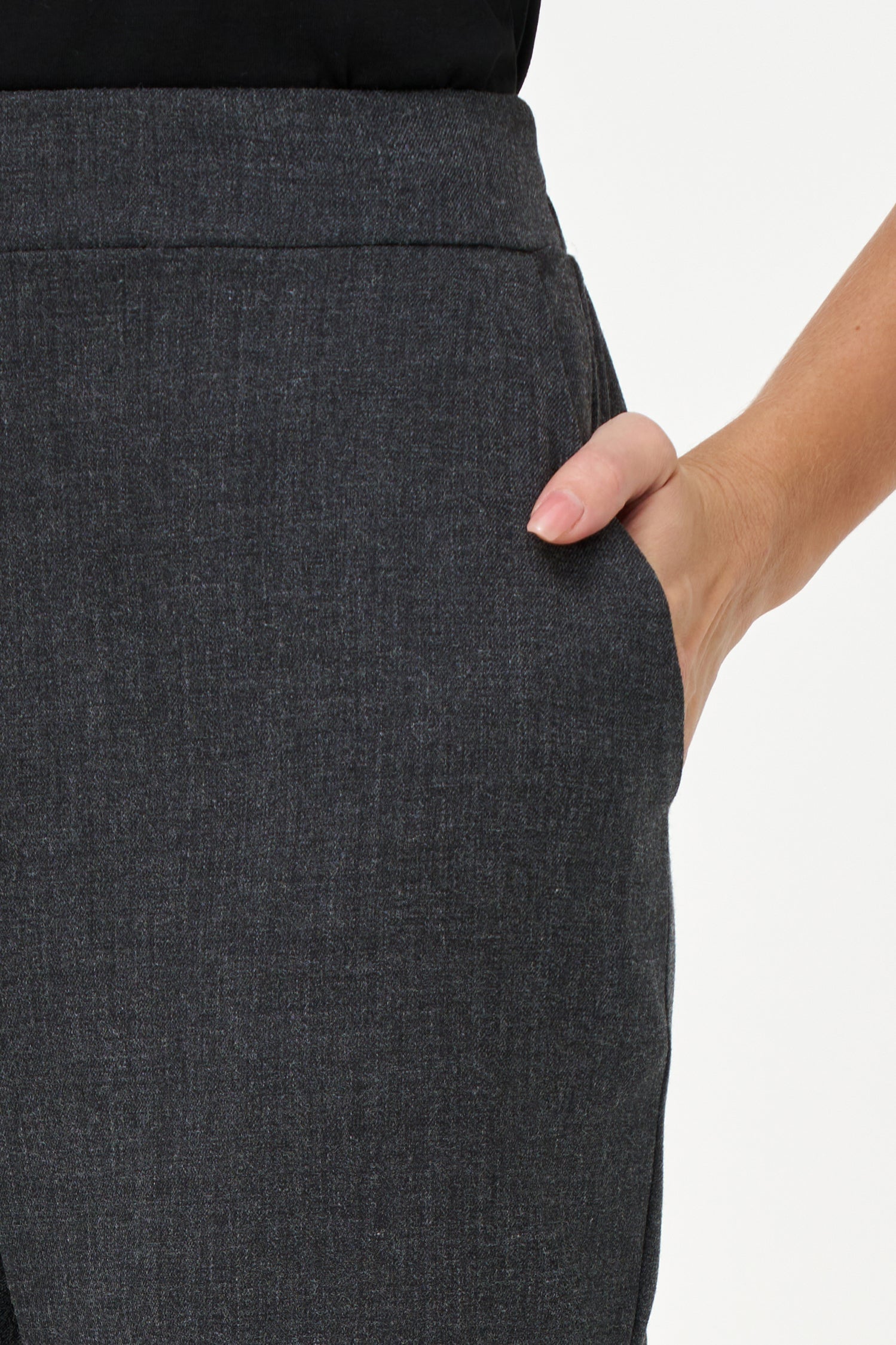 Women's Woven Zip-Up Tapered Pants