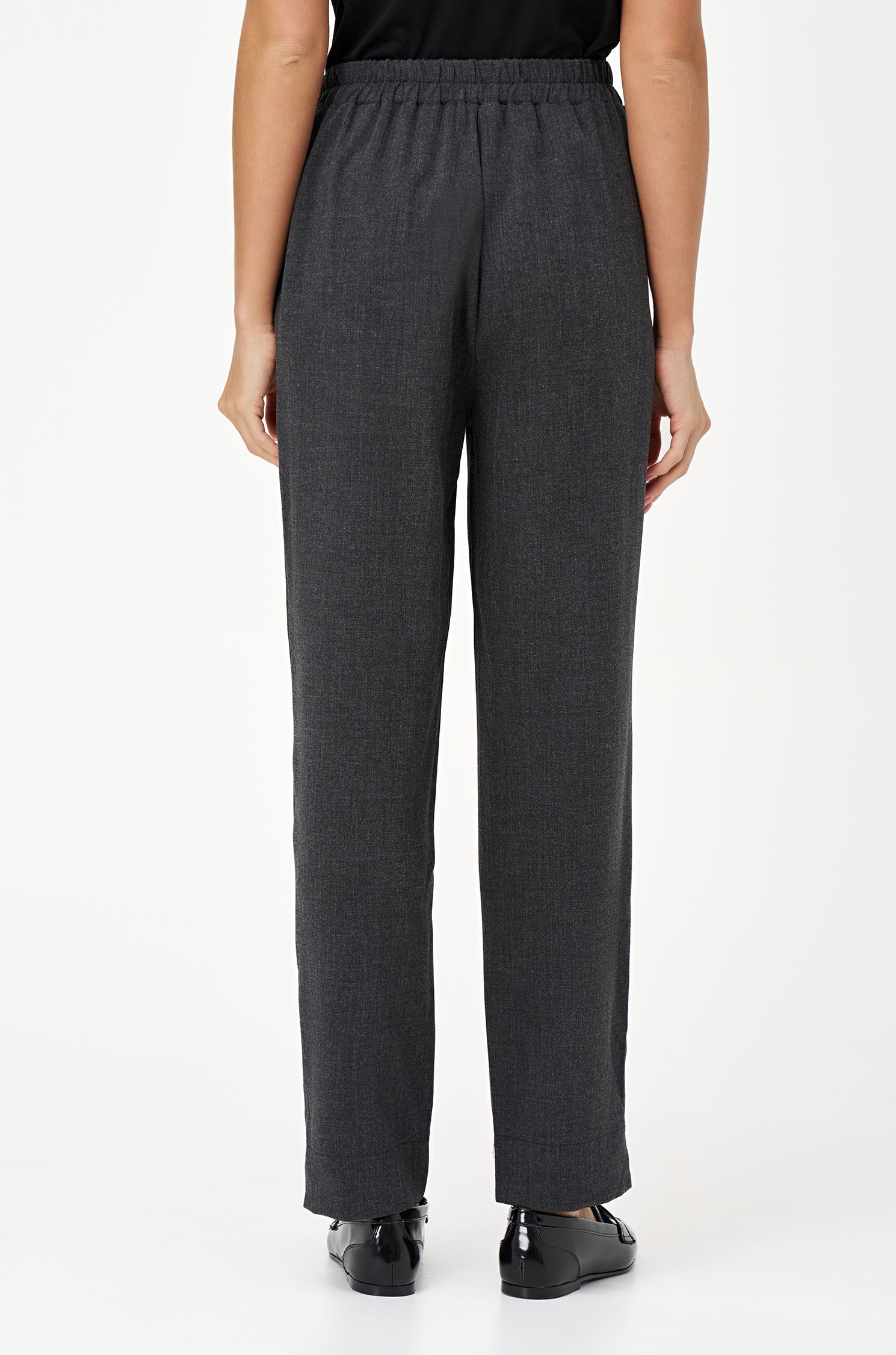 Women's Woven Zip-Up Tapered Pants