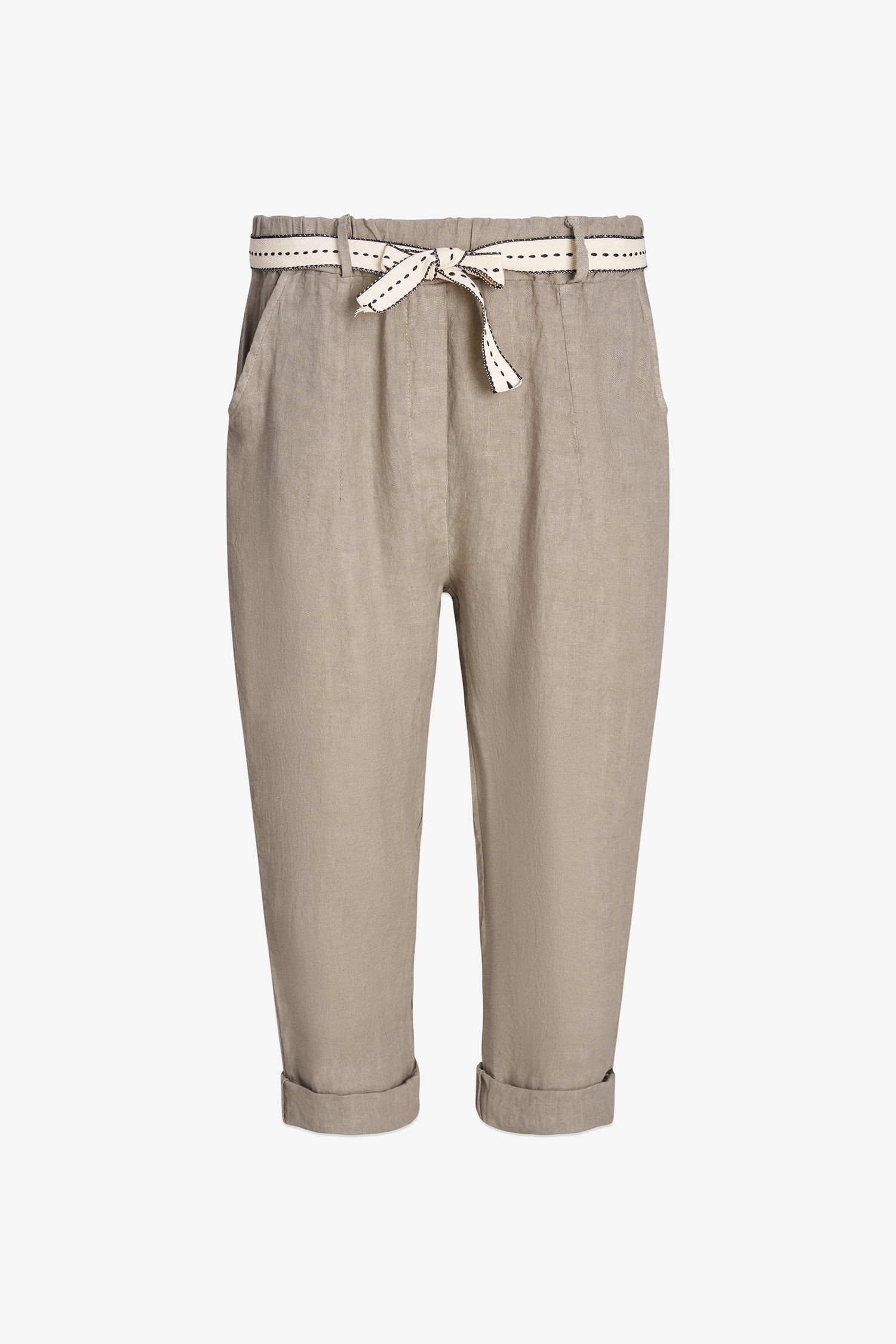 Women's Woven Capri Trousers