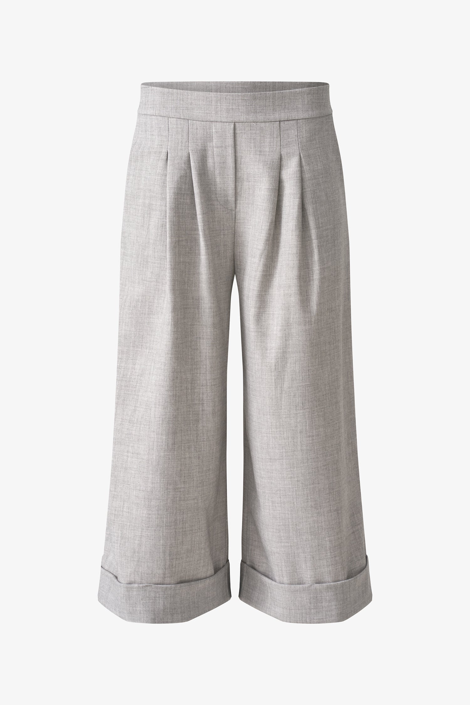 Women's Woven Pull-On Wide Leg Crop Pants