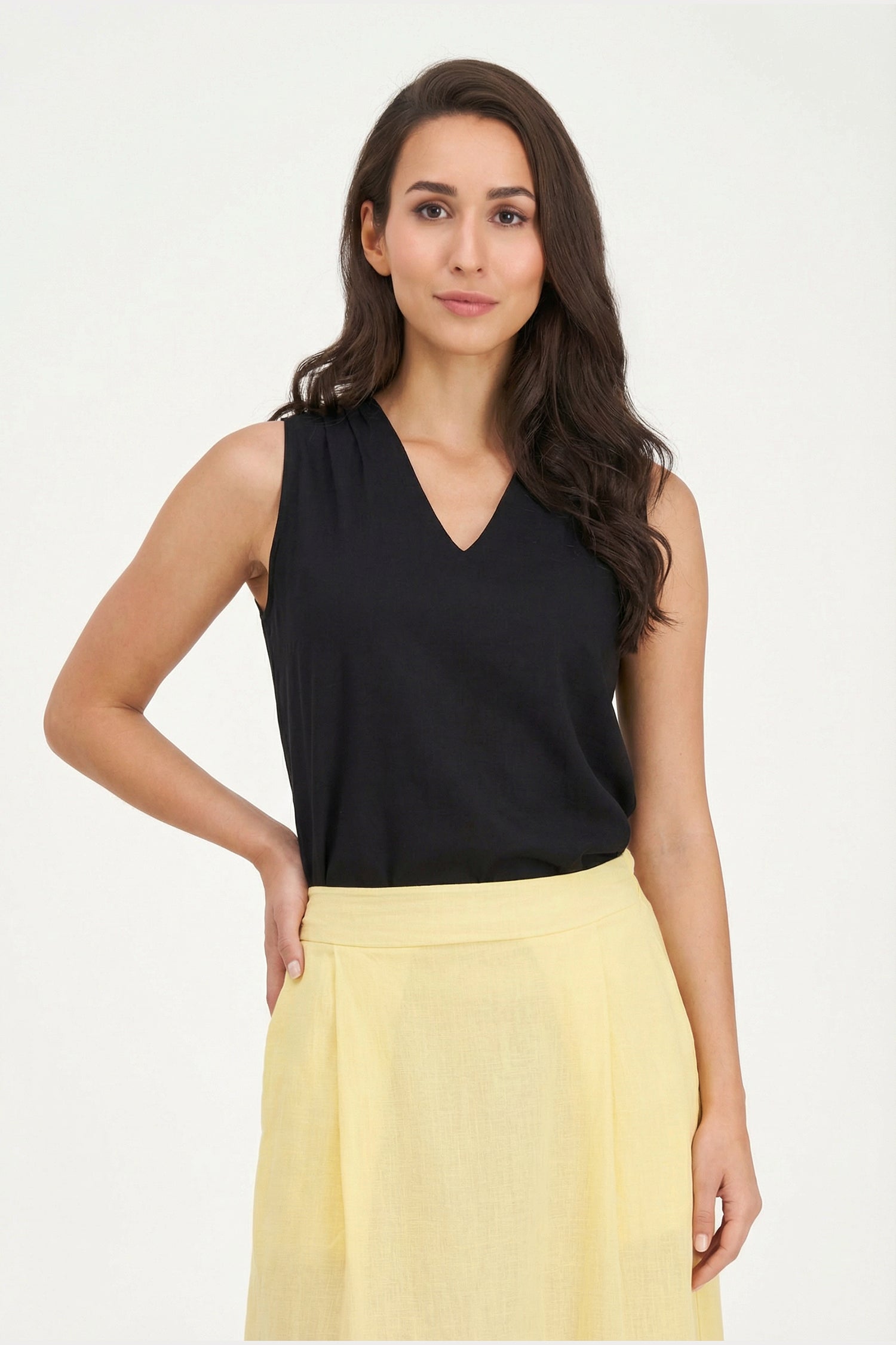Women's Woven Sleeveless Top