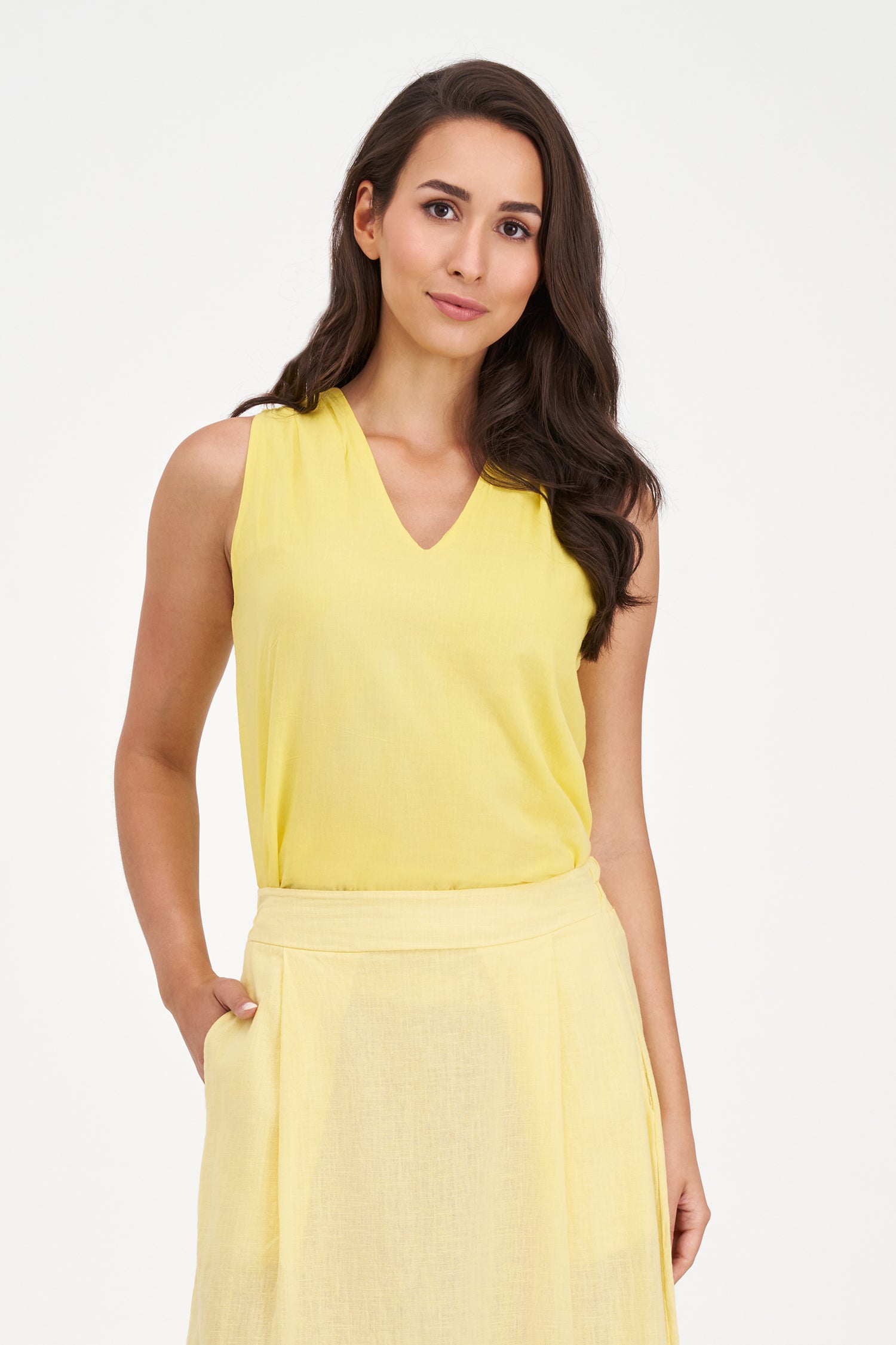 Women's Woven Sleeveless Top