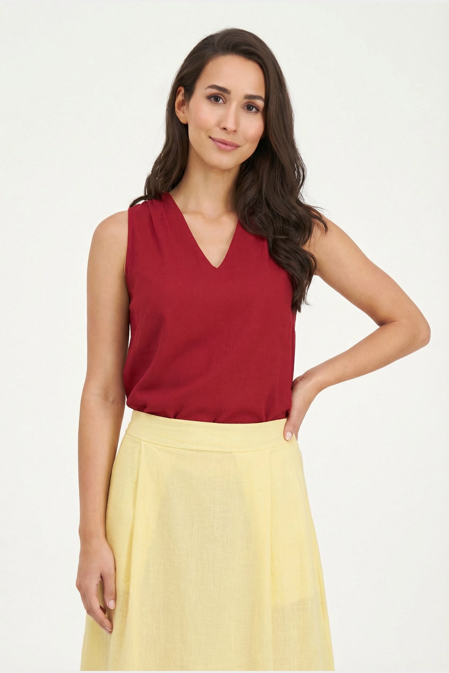 Women's Woven Sleeveless Top
