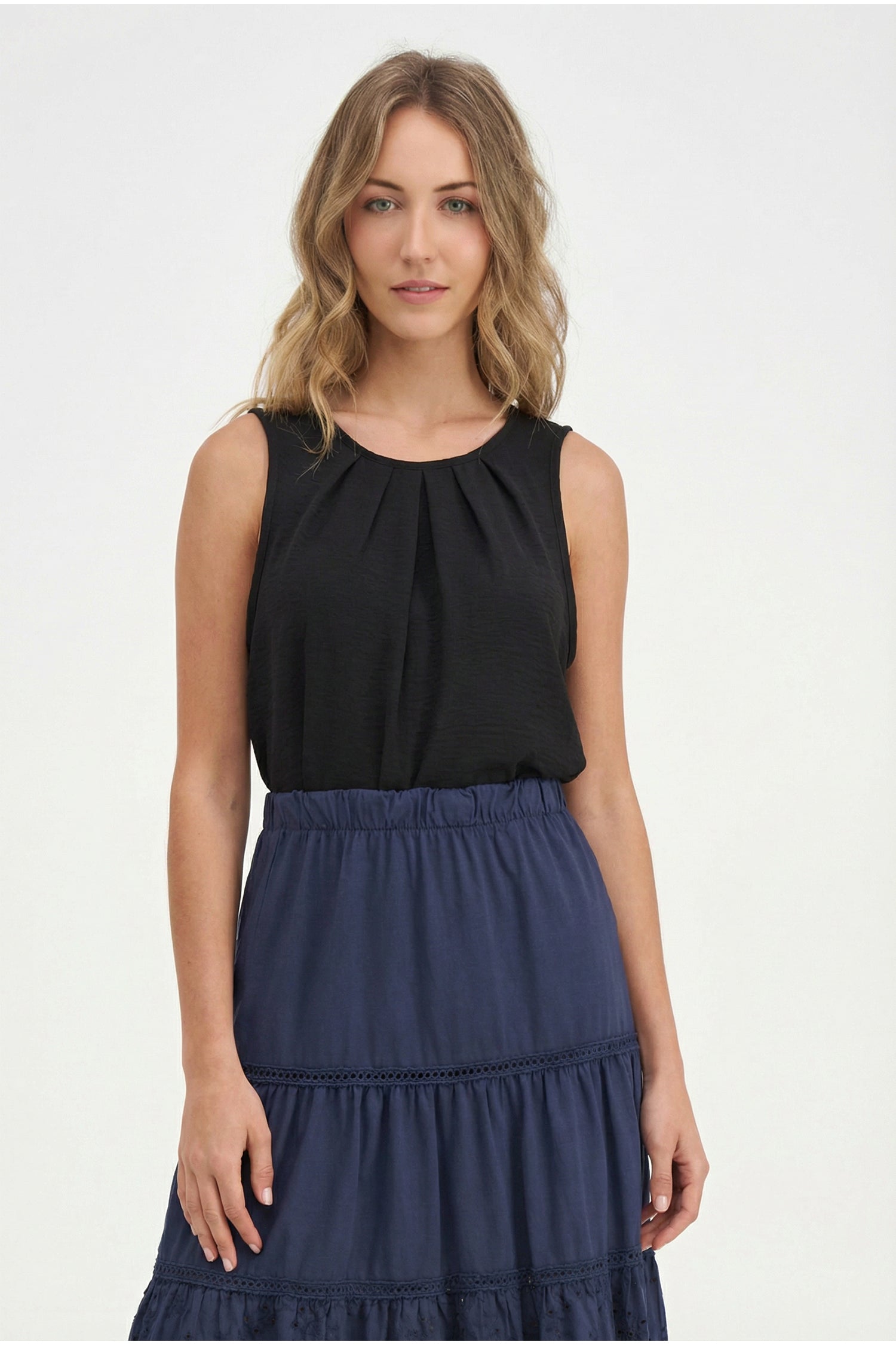Women's Woven Sleeveless Top