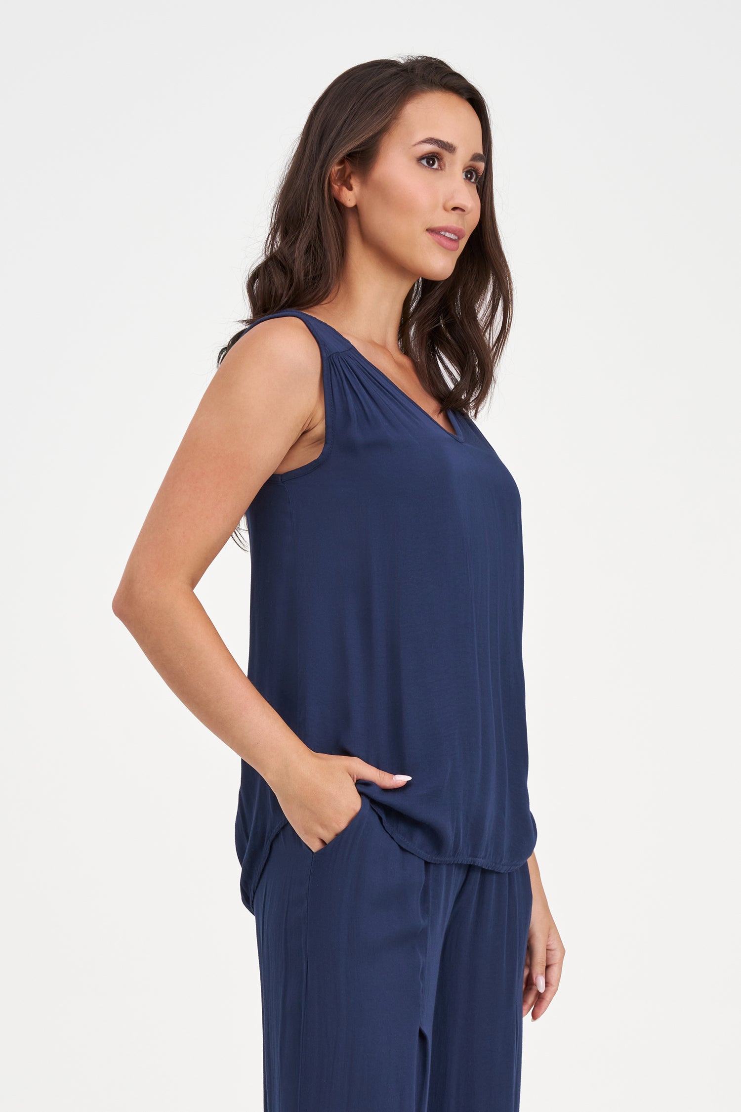 Women's Woven Sleeveless Top