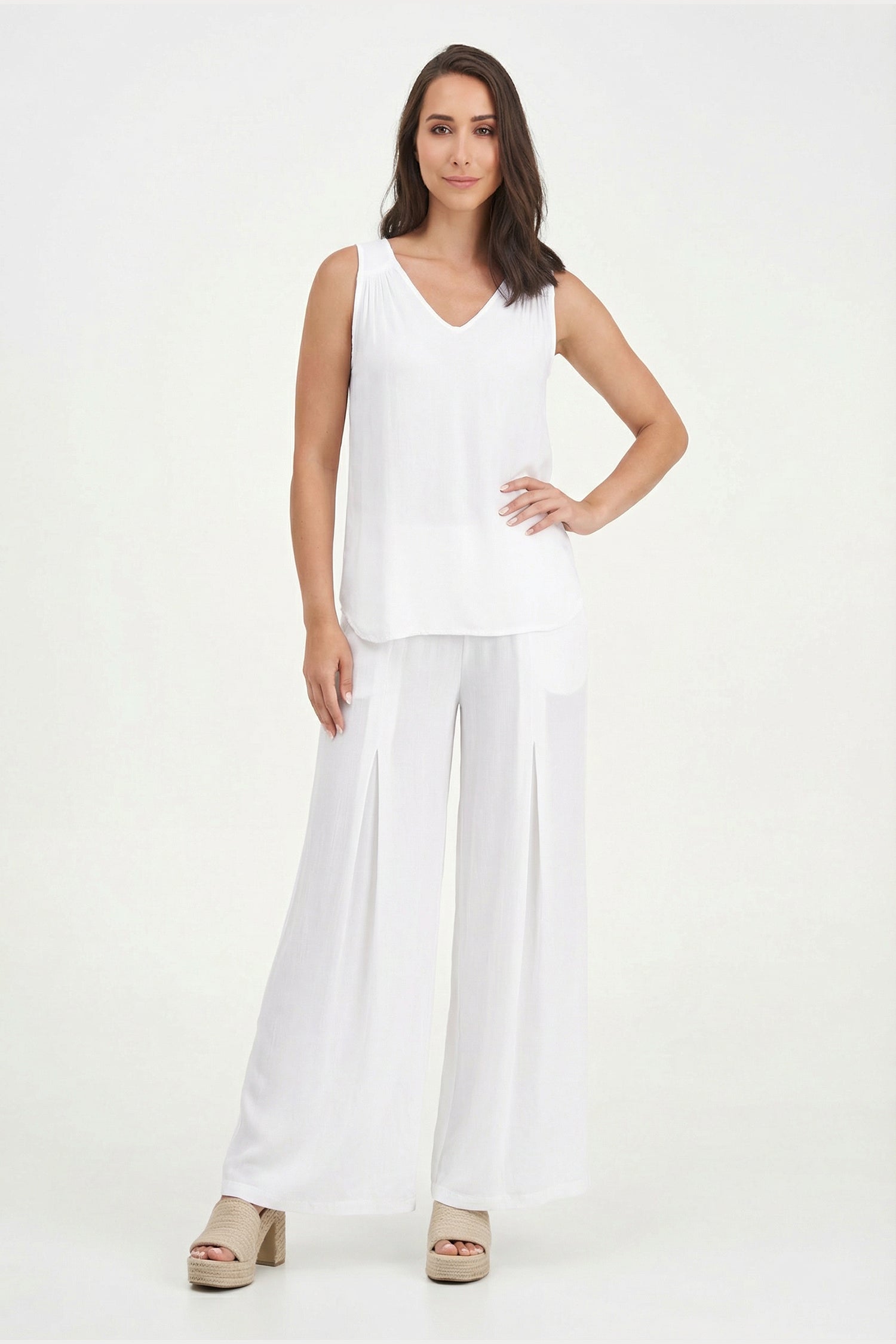 Women's Woven Sleeveless Top