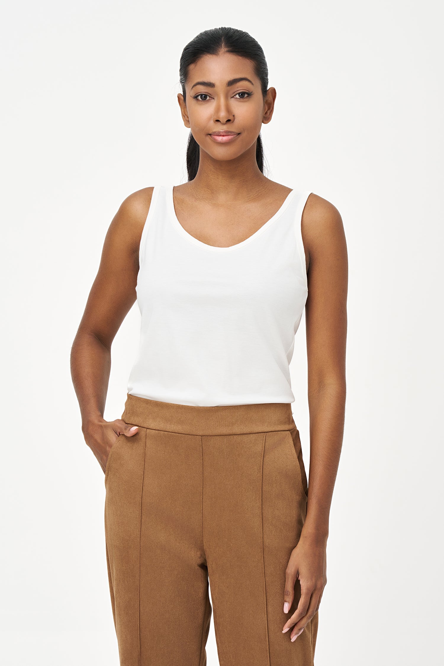 Women's Knit Classic Sleveless Top