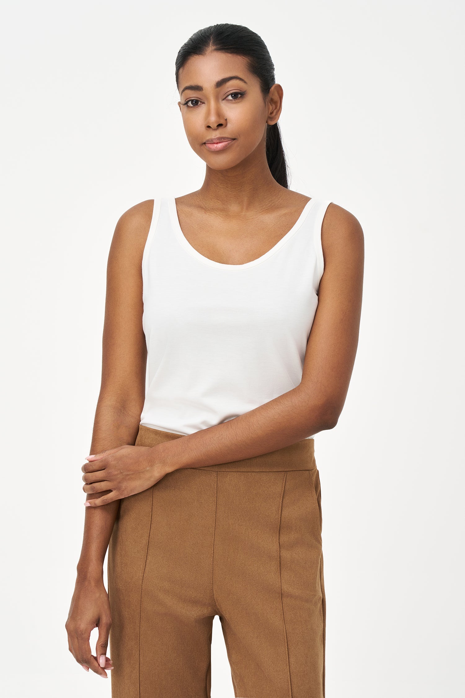 Women's Knit Classic Sleveless Top