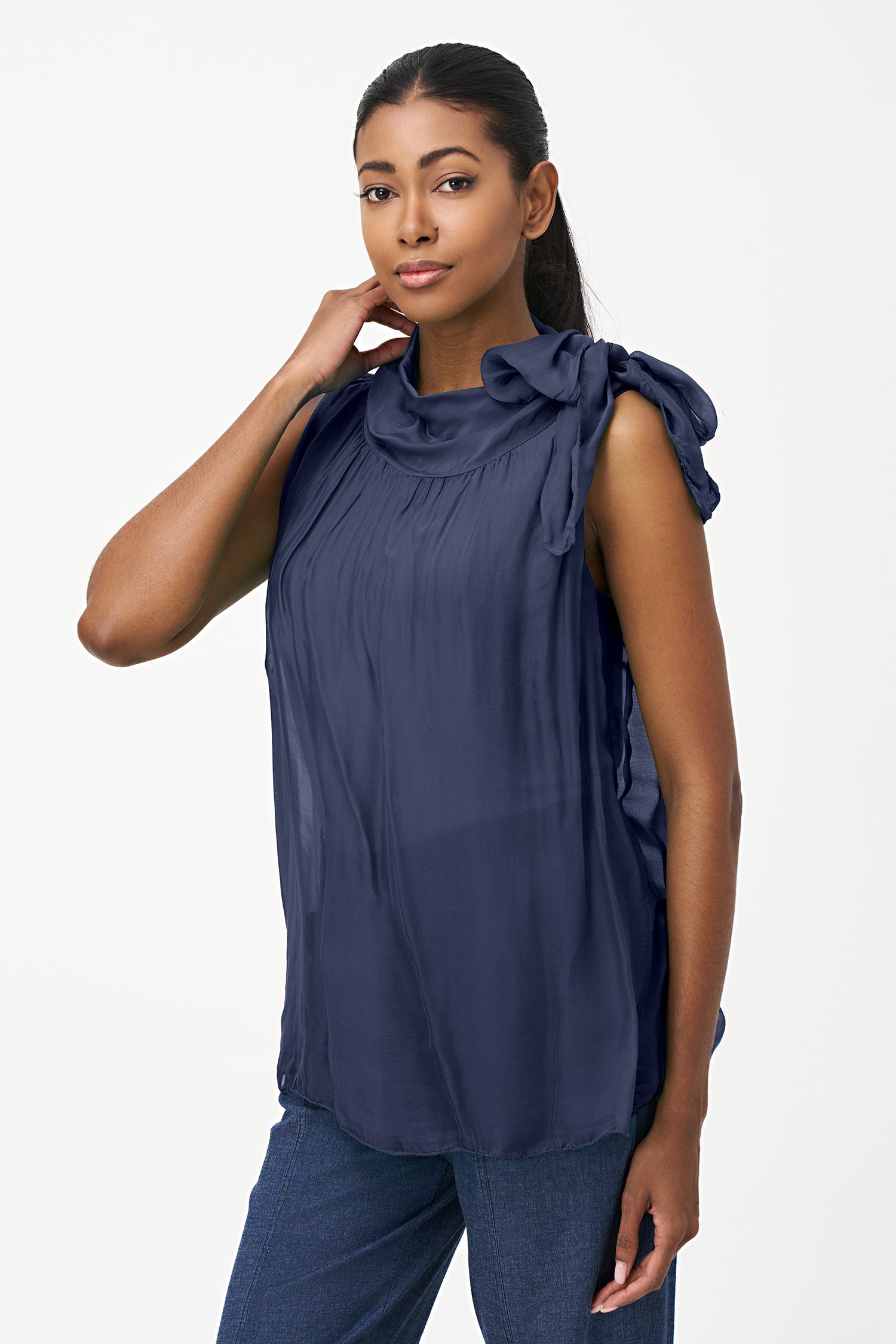 Women's Woven Sleeveless Top