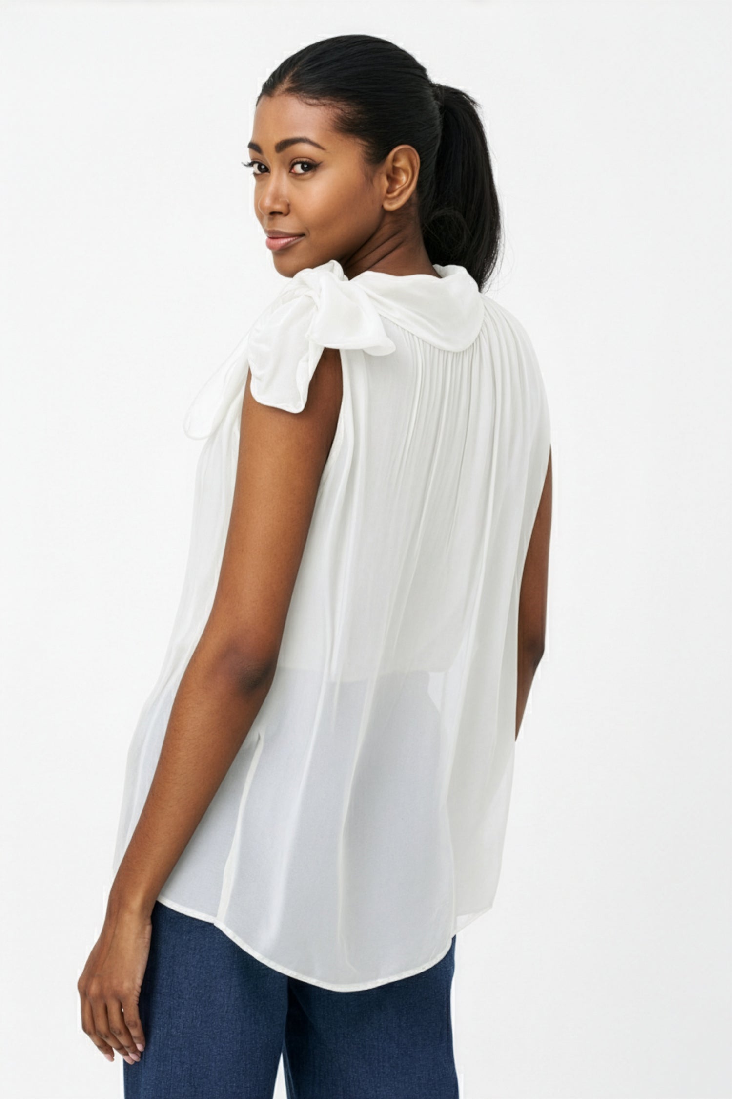 Women's Woven Sleeveless Top