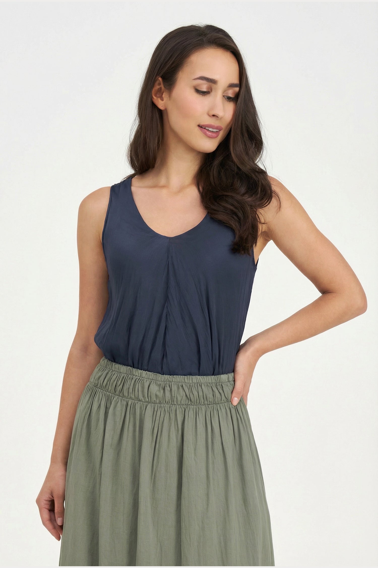 Women's Woven Sleeveless Top