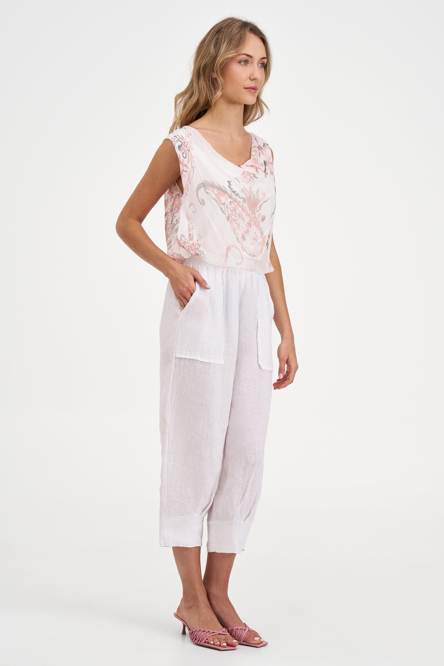 Women's Woven Sleeveless Top